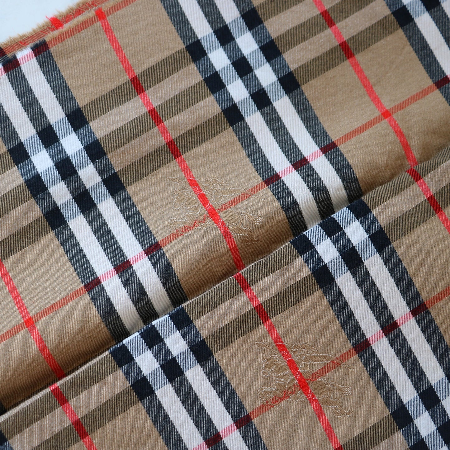 MINI CHOUCHOU UPCYCLÉ BURBERRY