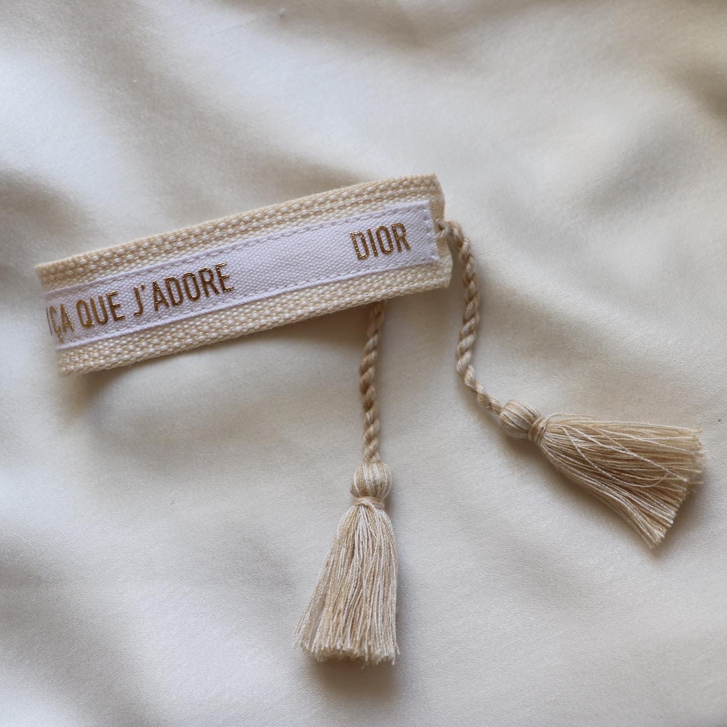 BRACELET TISSÉ UPCYCLÉ | DIOR J’ADORE