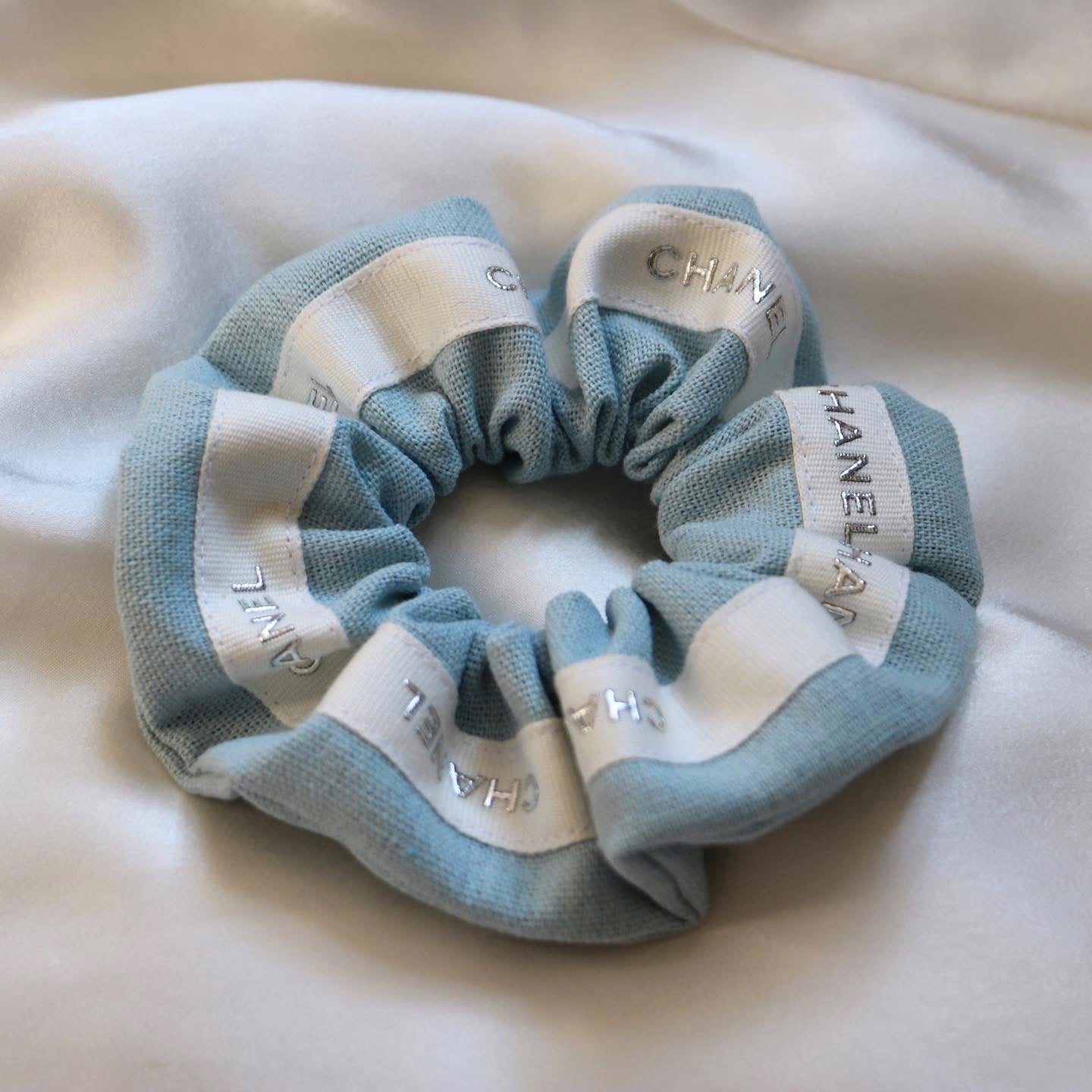 CHOUCHOU UPCYCLÉ | BLEU & ARGENTÉ