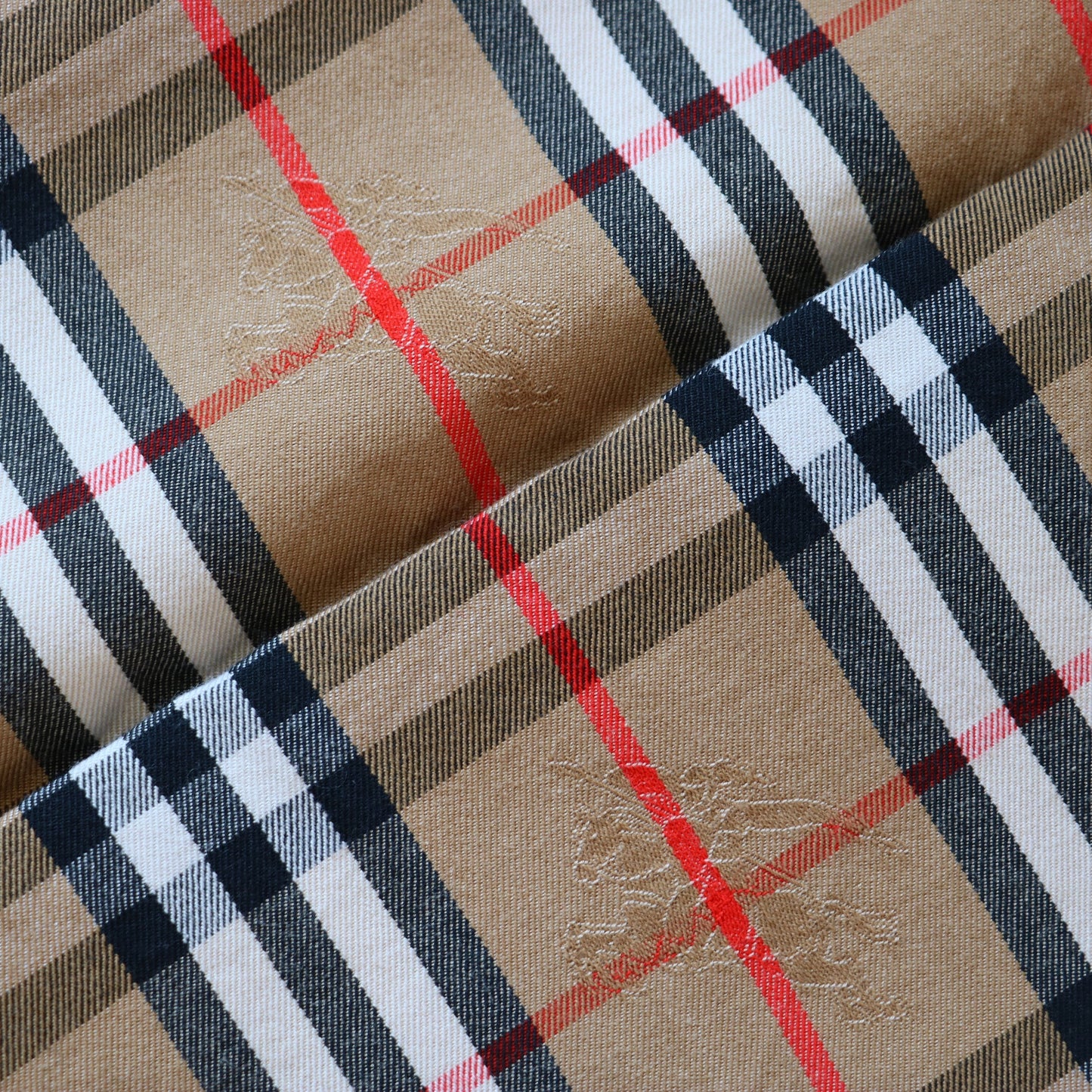 MINI CHOUCHOU UPCYCLÉ BURBERRY