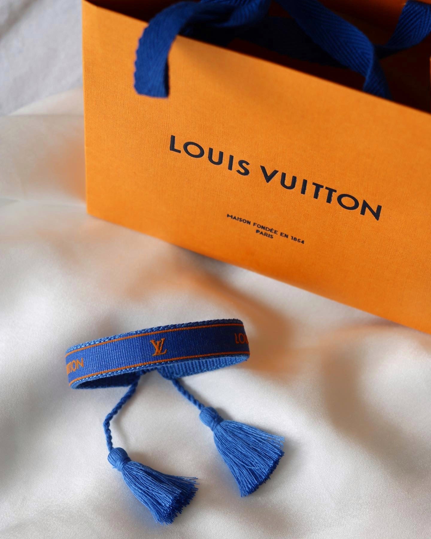 BRACELET TISSÉ UPCYCLÉ LOUIS VUITTON | RARE