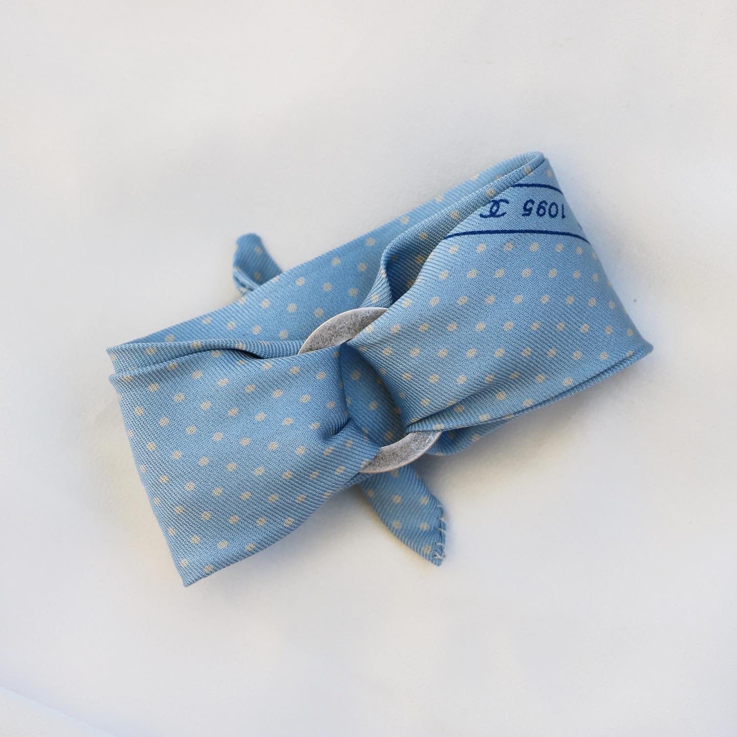 BRACELET FOULARD UPCYCLÉ CHANEL | 100% SOIE