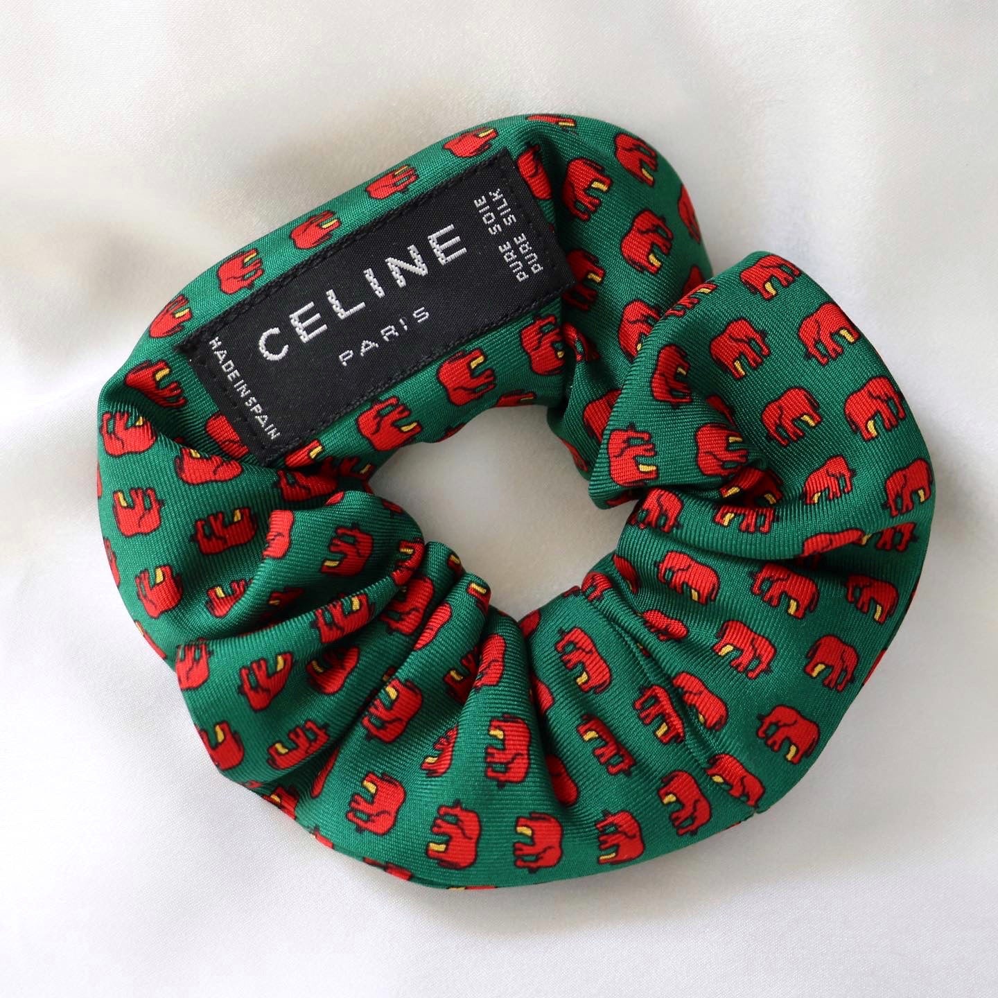 CHOUCHOU UPCYCLÉ "JUNGLE" CELINE 100% SOIE