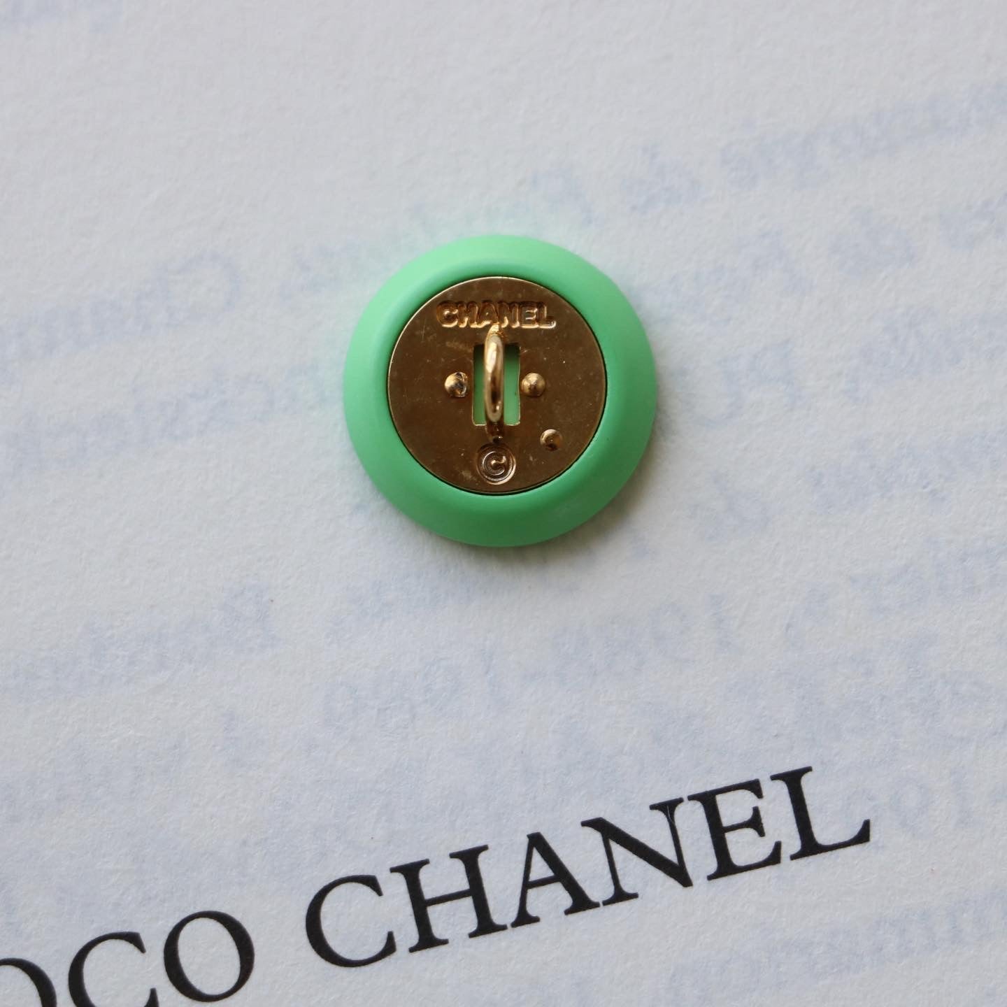 COLLIER UPCYCLÉ CHANEL | VERT