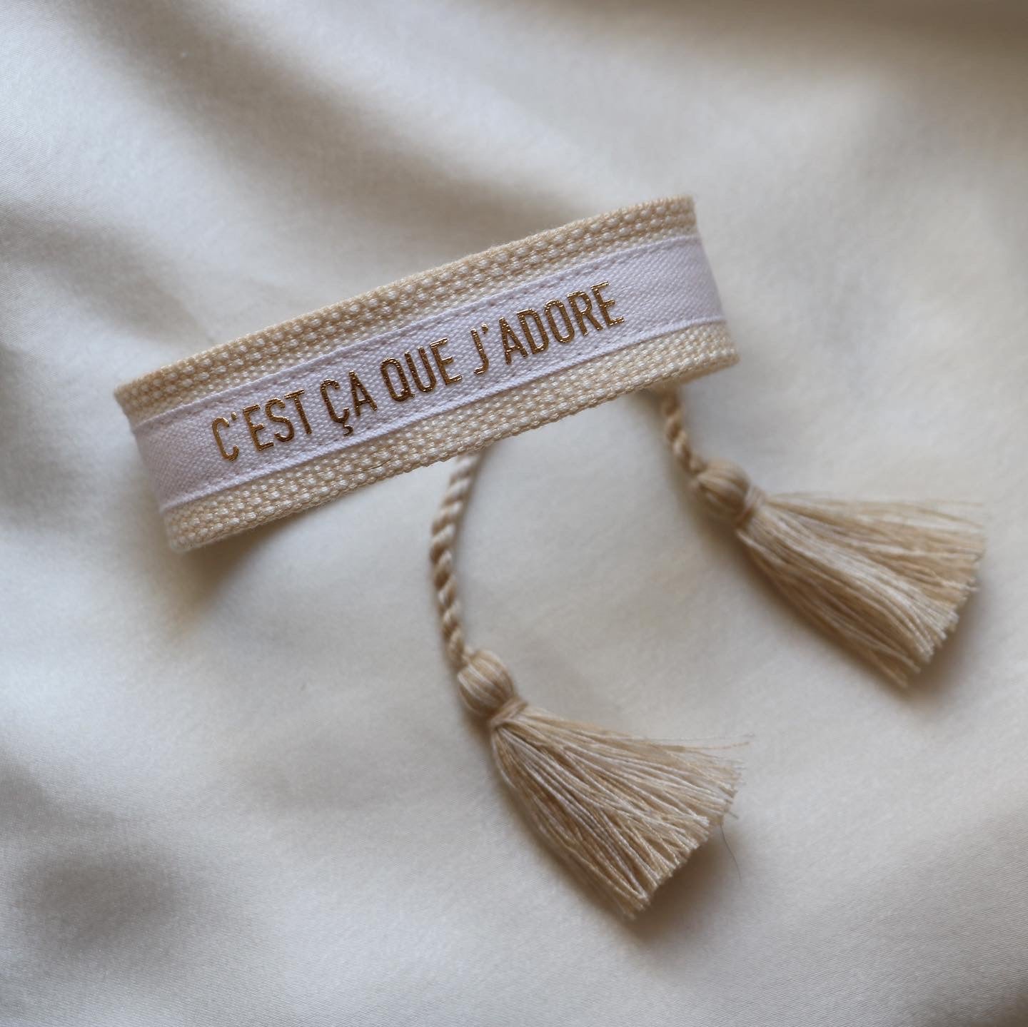 BRACELET TISSÉ UPCYCLÉ | DIOR J’ADORE