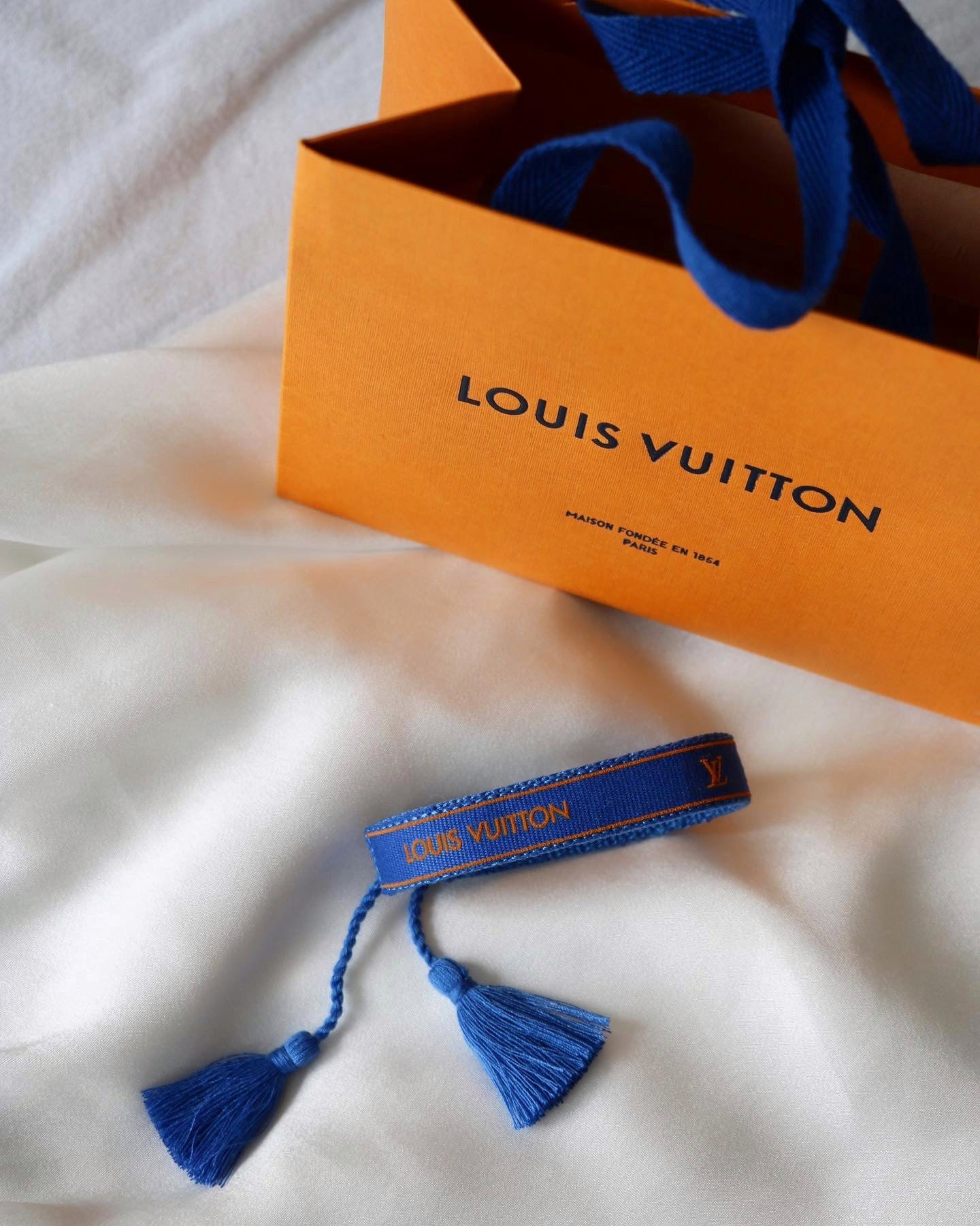 BRACELET TISSÉ UPCYCLÉ LOUIS VUITTON | RARE