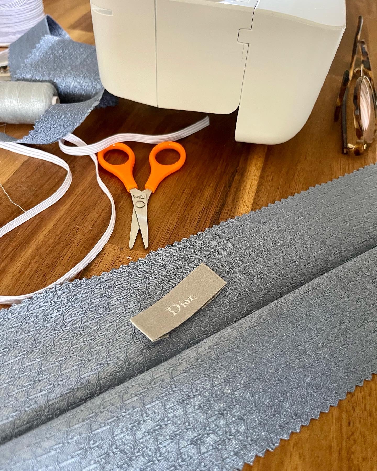 CHOUCHOU UPCYCLÉ DIOR MONOGRAMME | 100% SOIE
