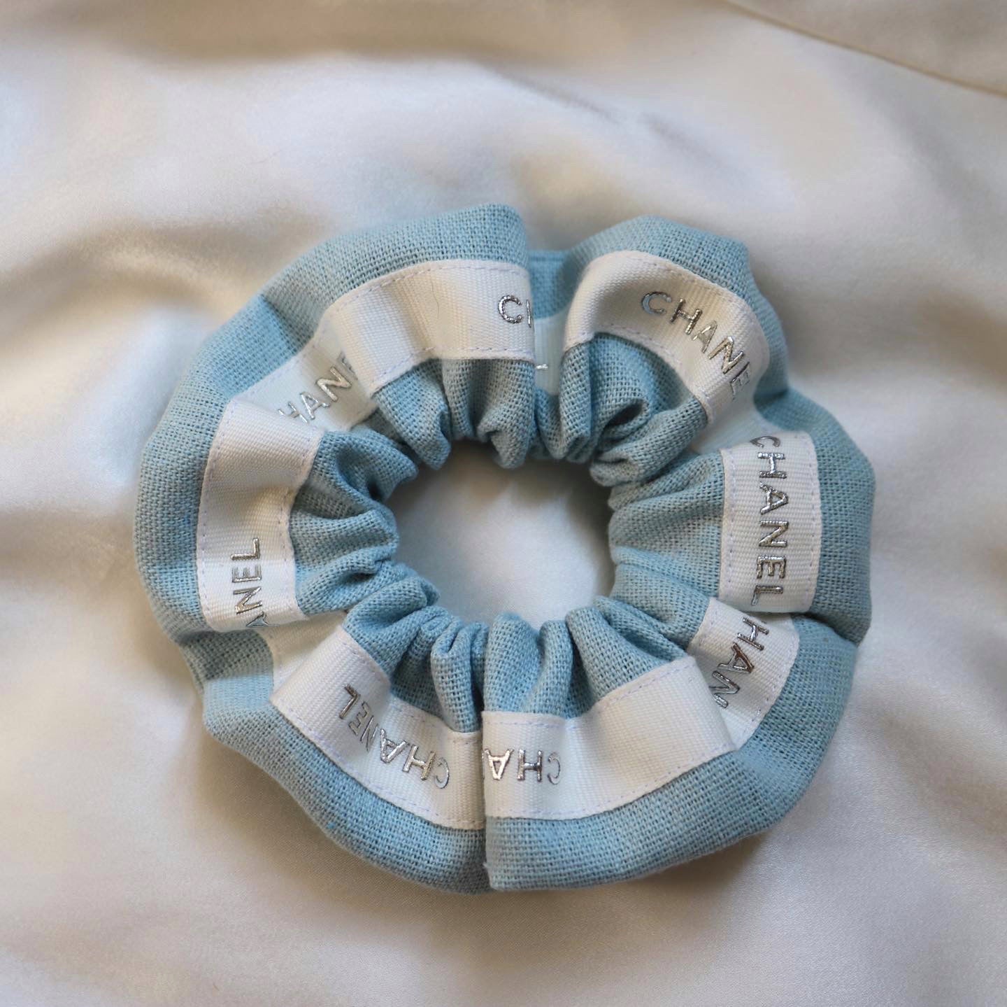 CHOUCHOU UPCYCLÉ | BLEU & ARGENTÉ