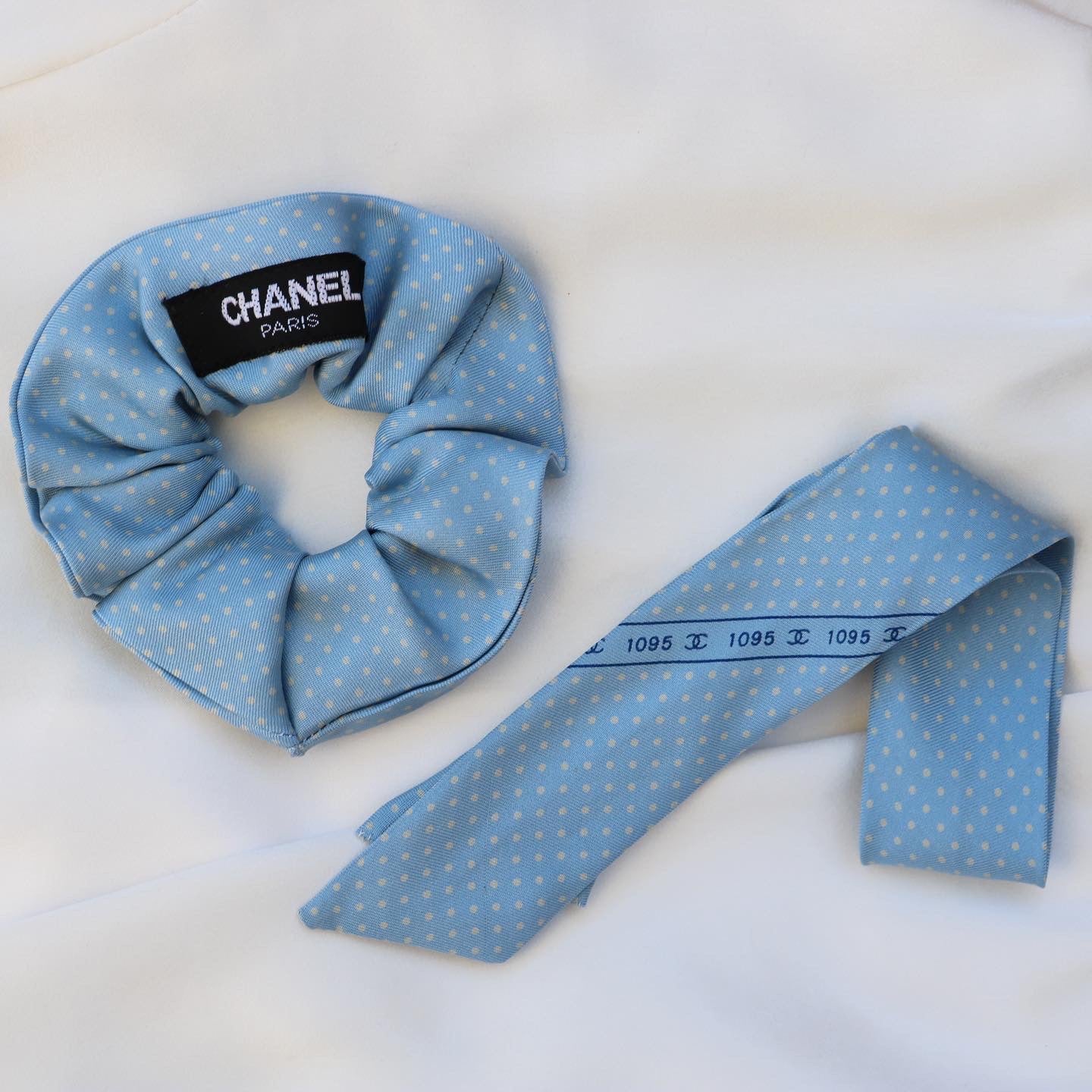 BRACELET FOULARD UPCYCLÉ CHANEL | 100% SOIE