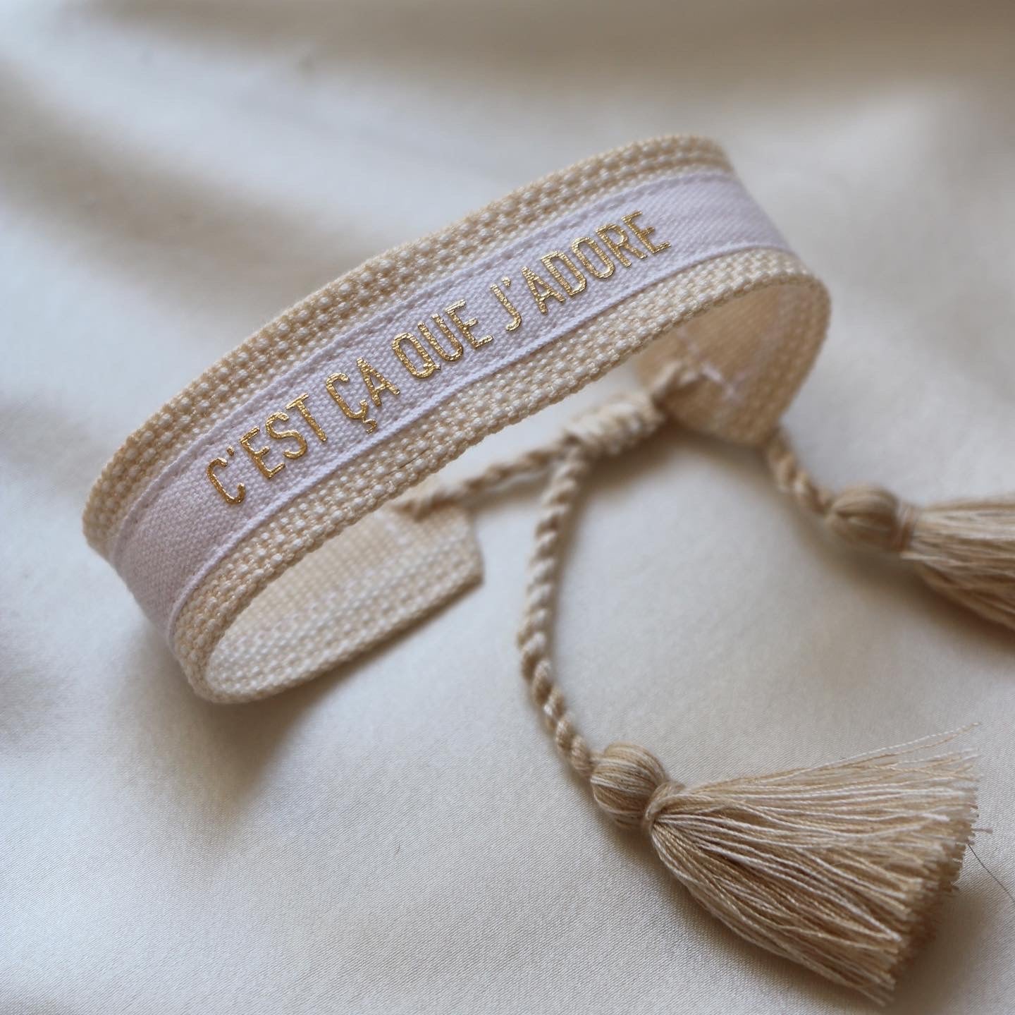 BRACELET TISSÉ UPCYCLÉ | DIOR J’ADORE