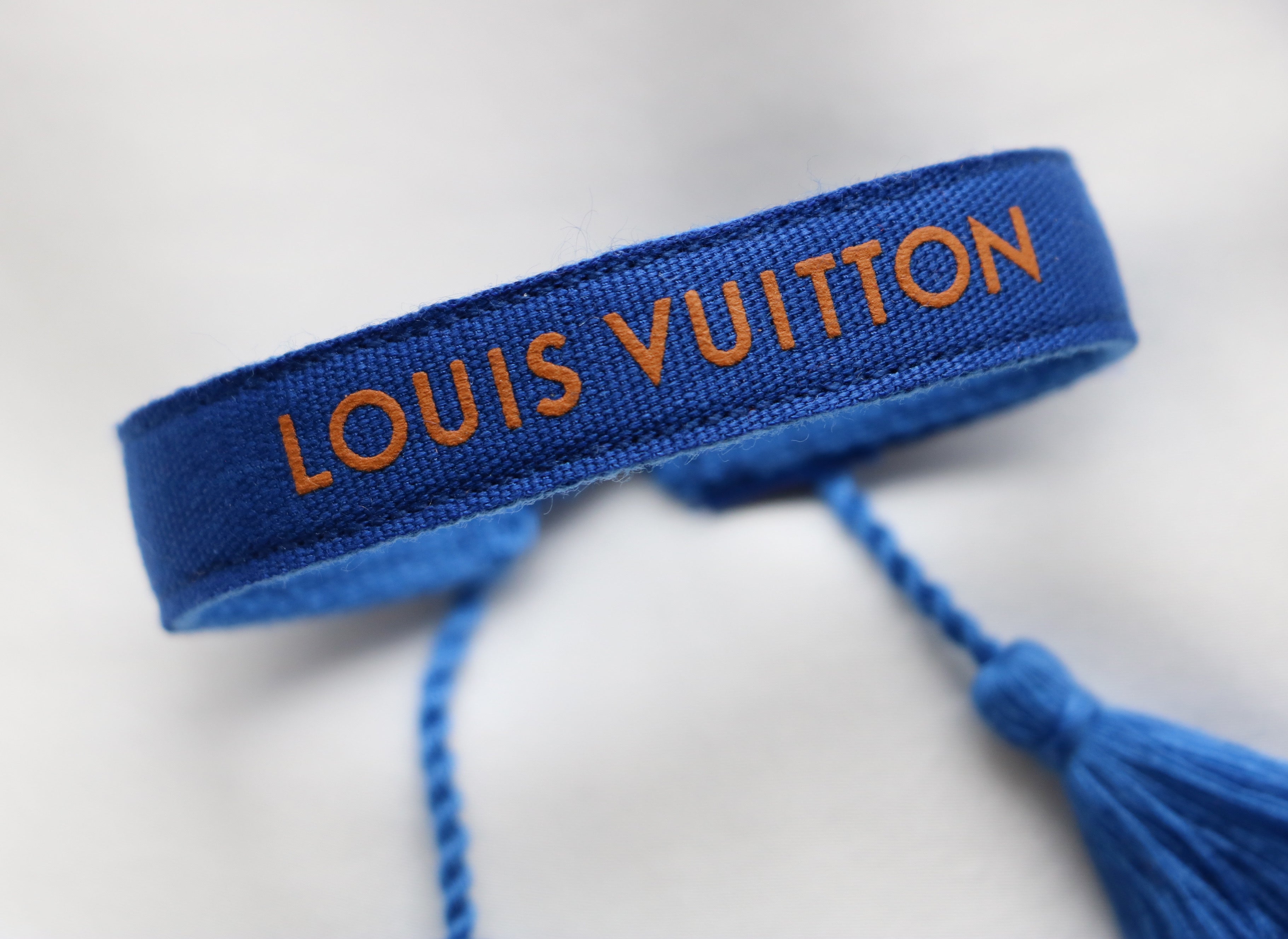 BRACELET TISSÉ UPCYCLÉ LOUIS VUITTON
