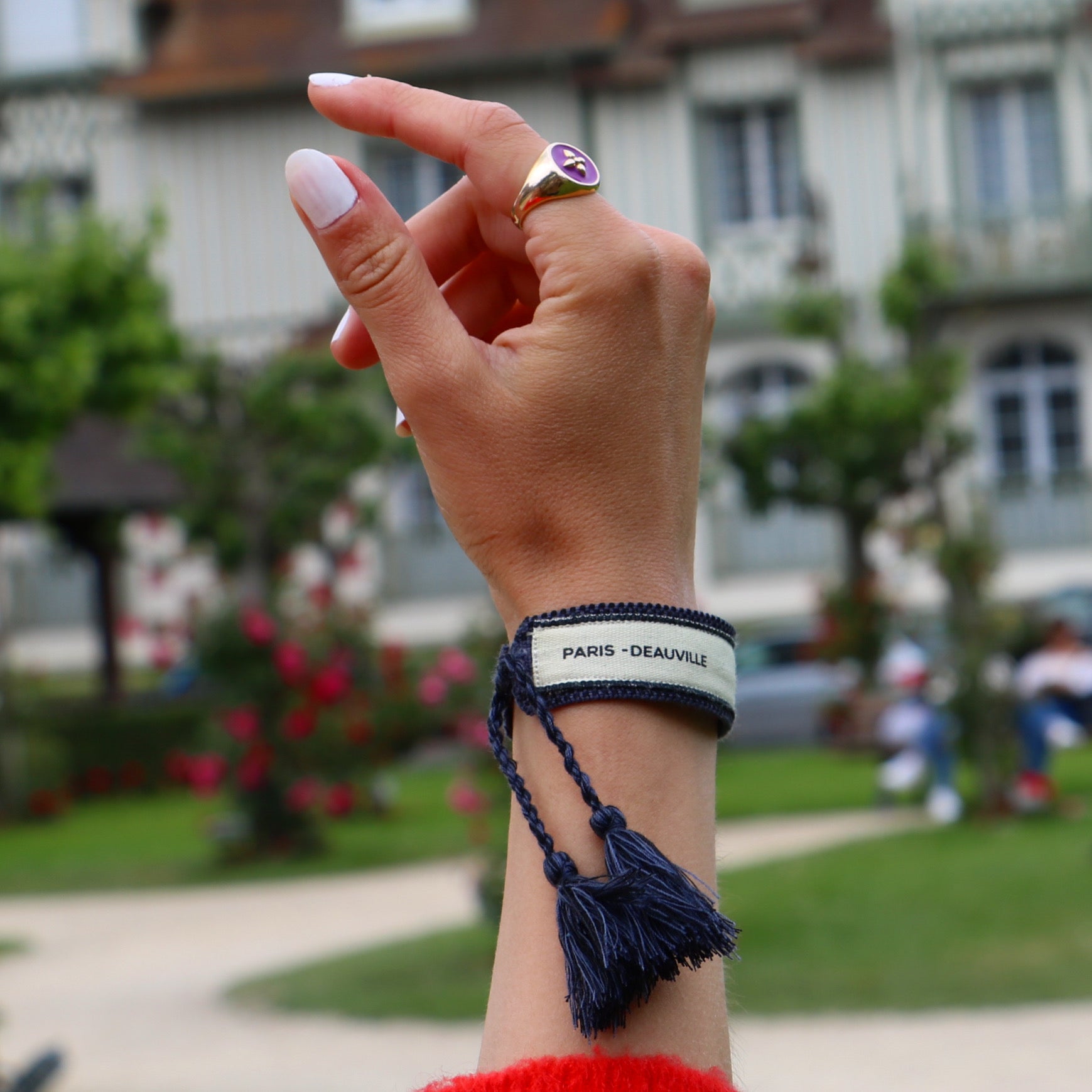 BRACELET TISSÉ UPCYCLÉ CHANEL | PARIS DEAUVILLE
