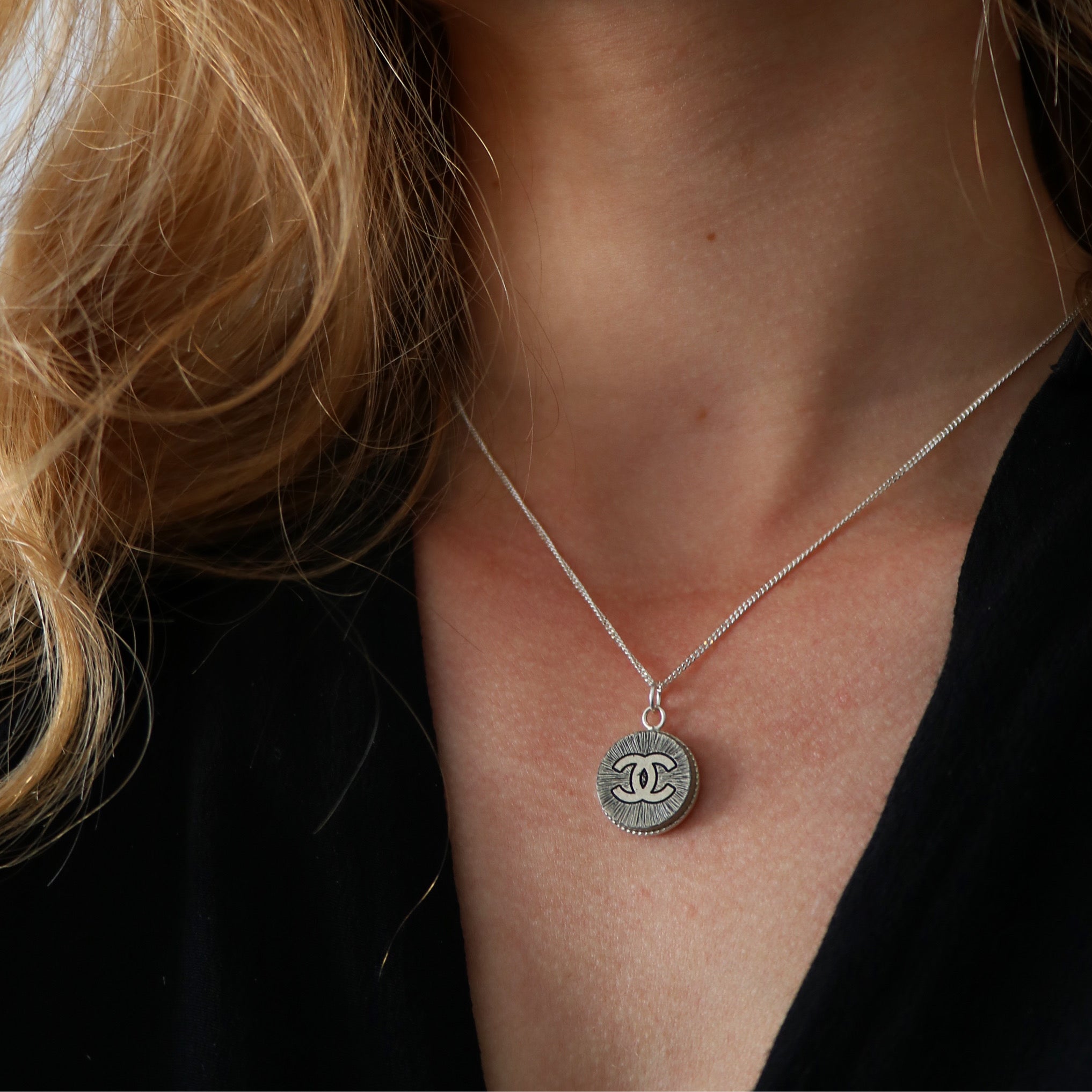 COLLIER UPCYCLÉ CHANEL | ARGENT 925