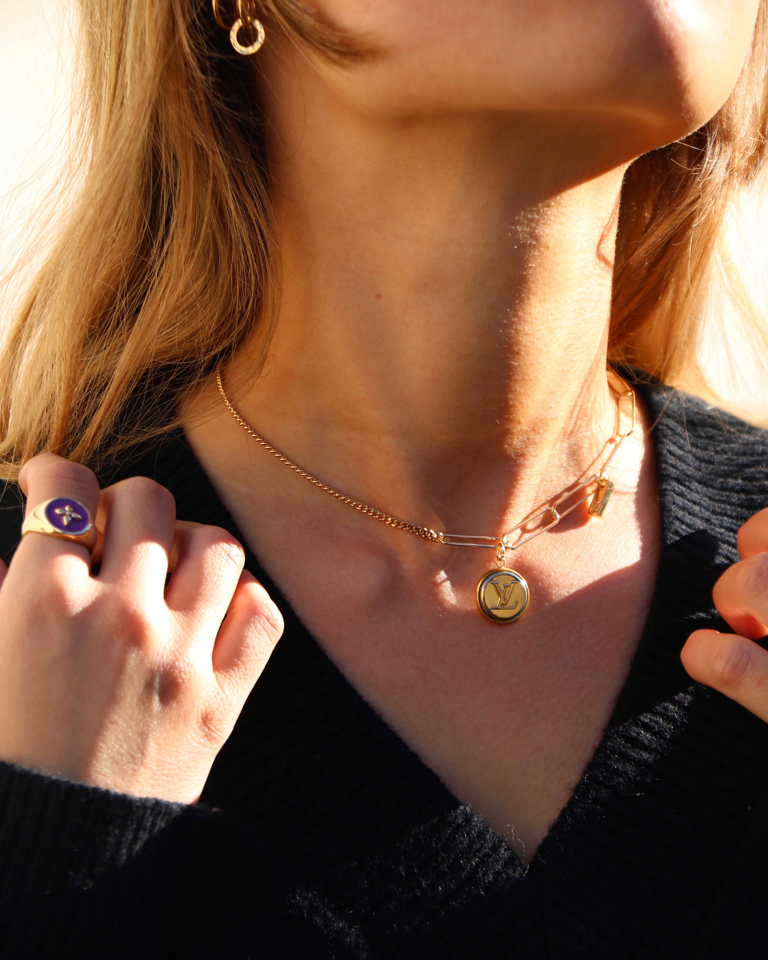 COLLIER UPCYCLÉ LOUIS VUITTON N°1