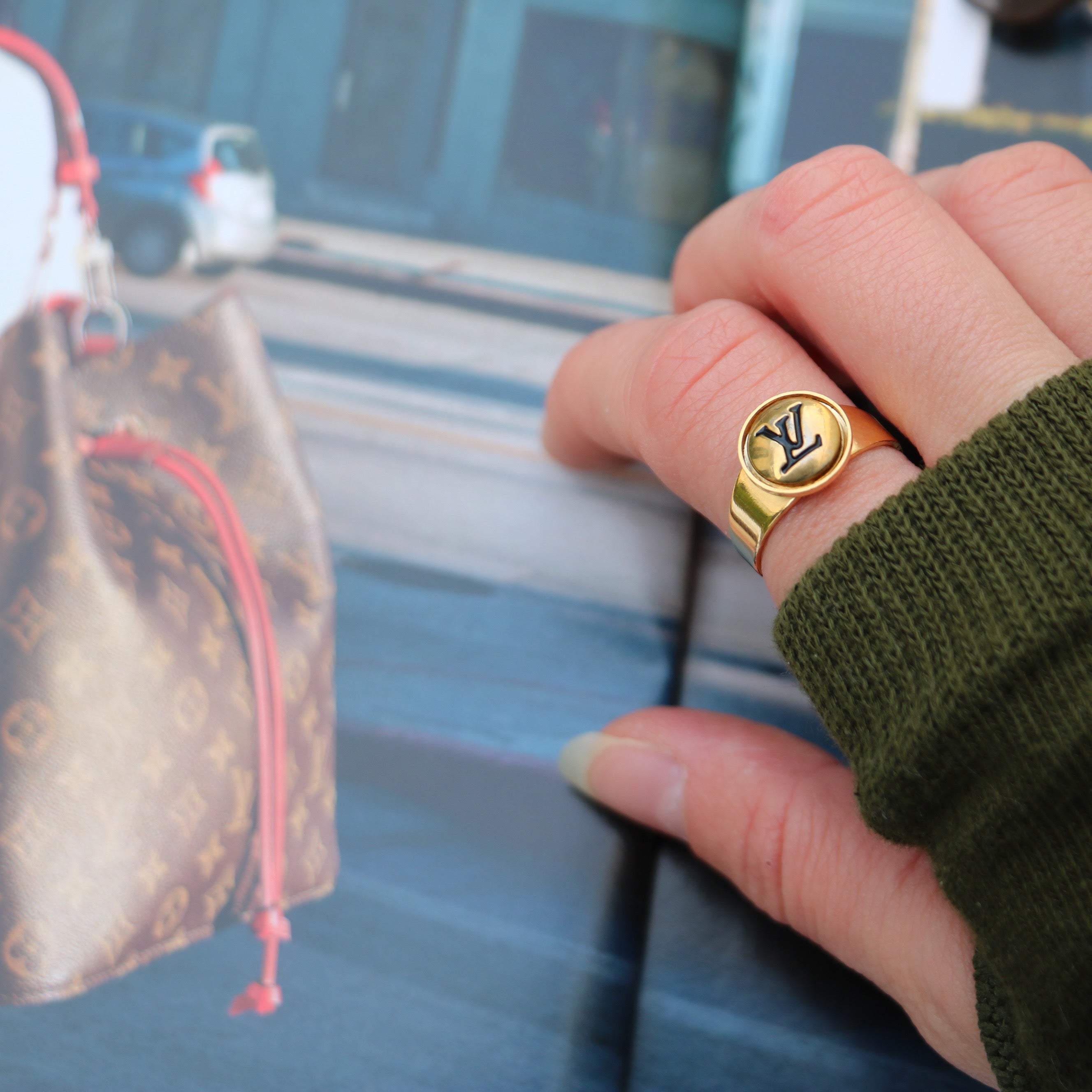 BAGUE UPCYCLÉE LOUIS VUITTON