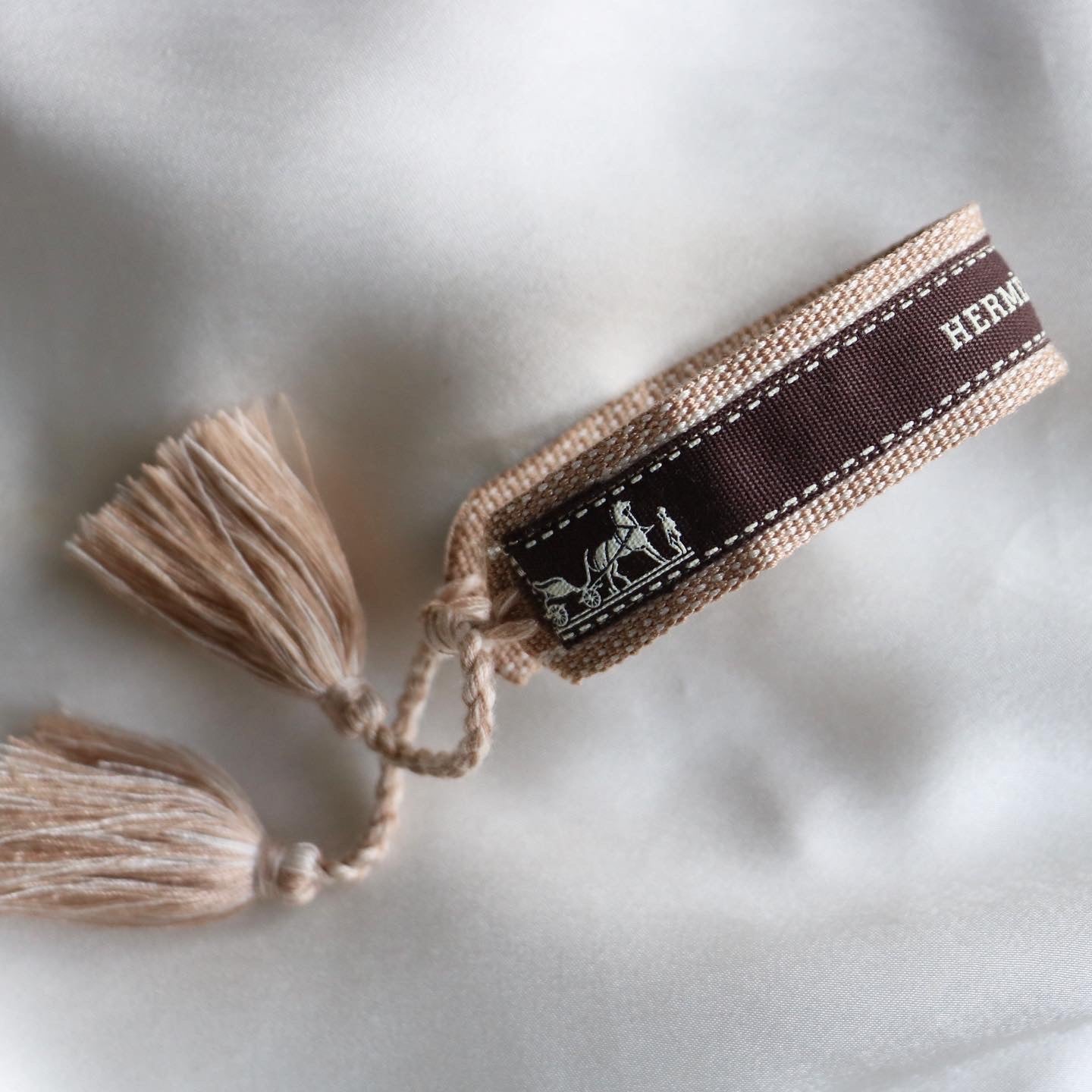 BRACELET TISSÉ UPCYCLÉ | HERMÈS PARIS