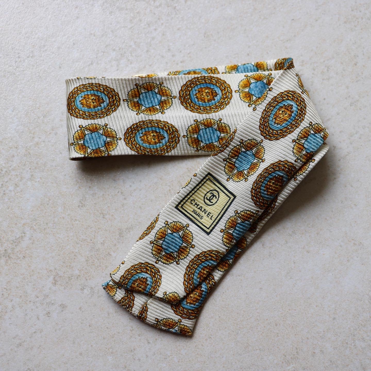 BRACELET FOULARD UPCYCLÉ CHANEL | 100% SOIE