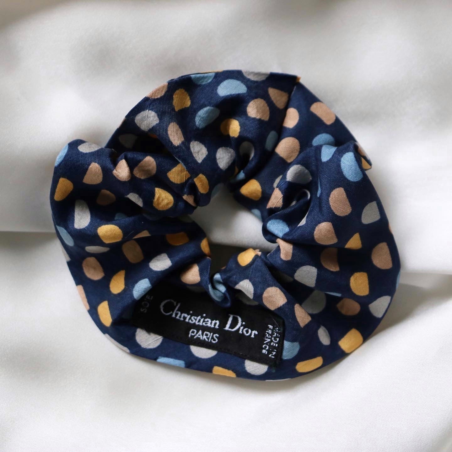 CHOUCHOU DIOR UPCYCLÉ | 100% SOIE