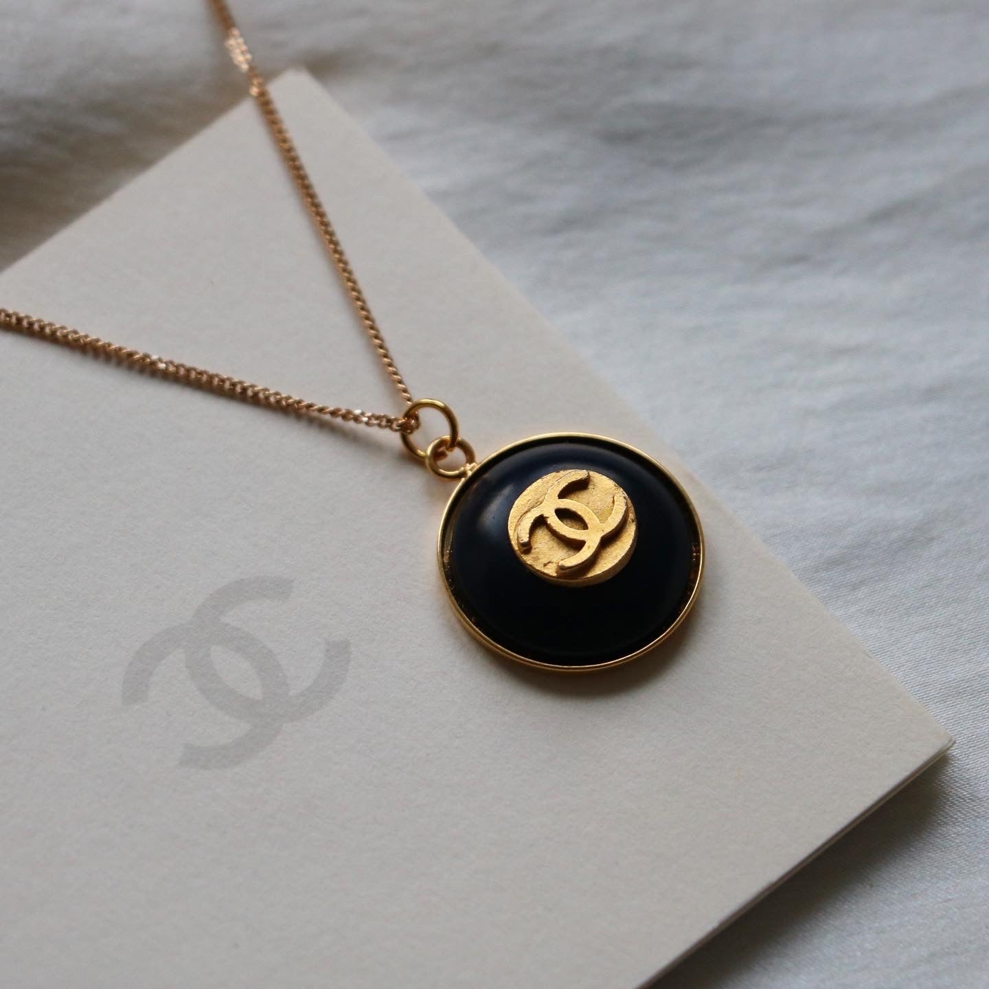 COLLIER UPCYCLÉ | BLEU MARINE