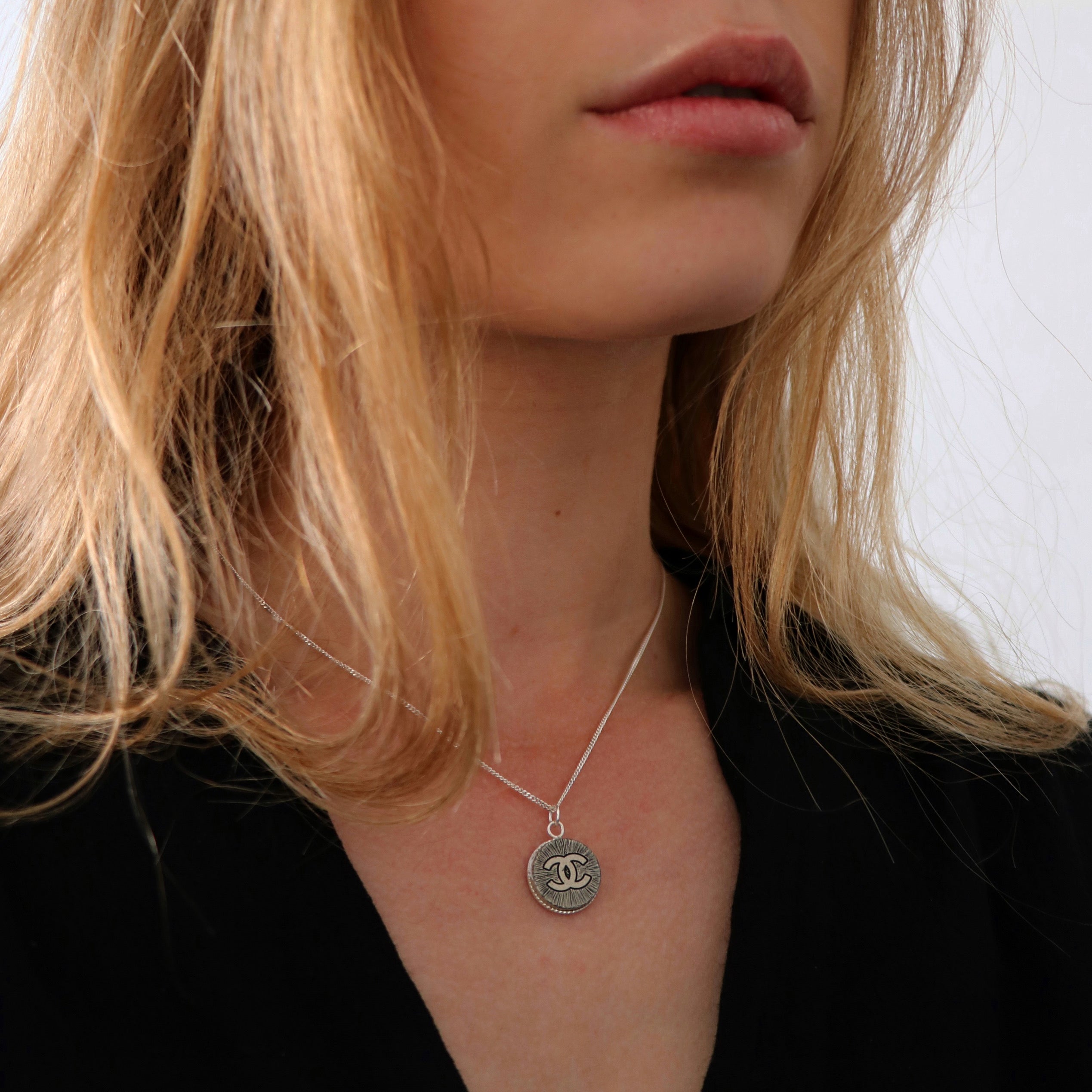COLLIER UPCYCLÉ CHANEL | ARGENT 925