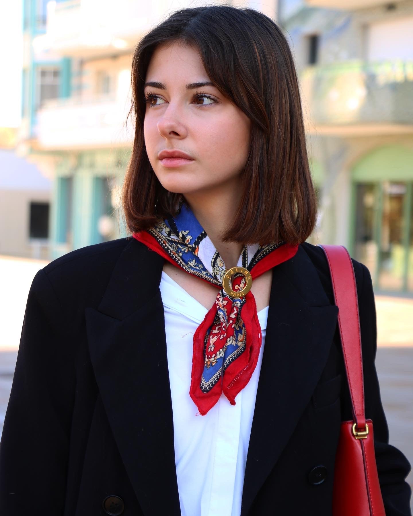 ANNEAU DE FOULARD CELINE VINTAGE