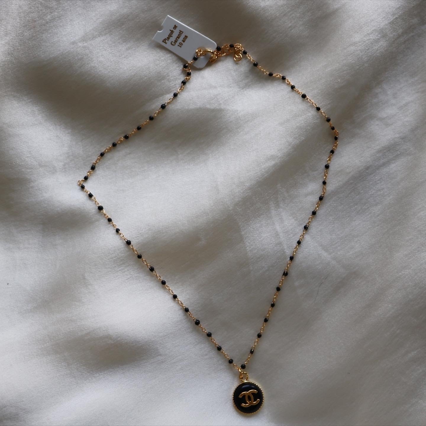 COLLIER UPCYCLÉ CHANEL | PETIT NOIR