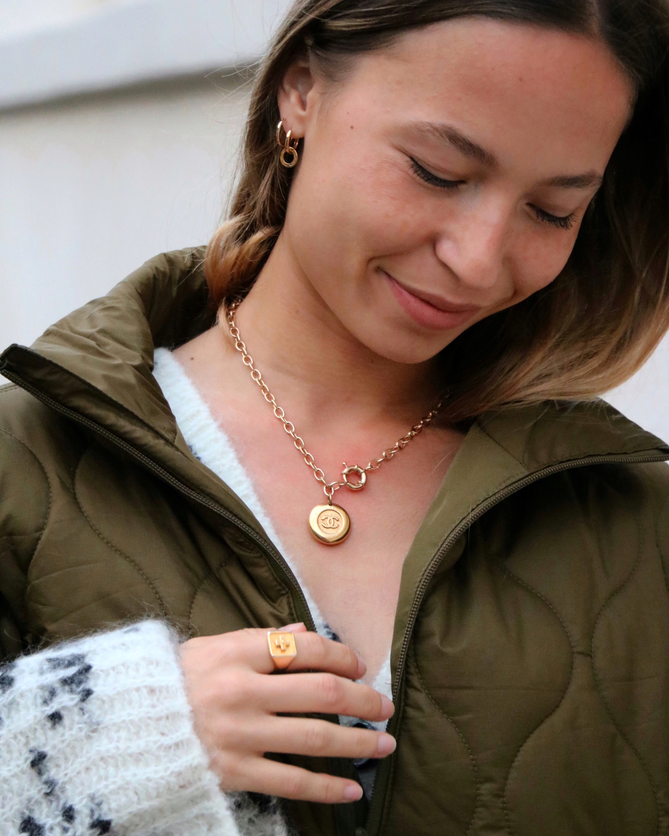 COLLIER UPCYCLÉ | DORÉ RARE