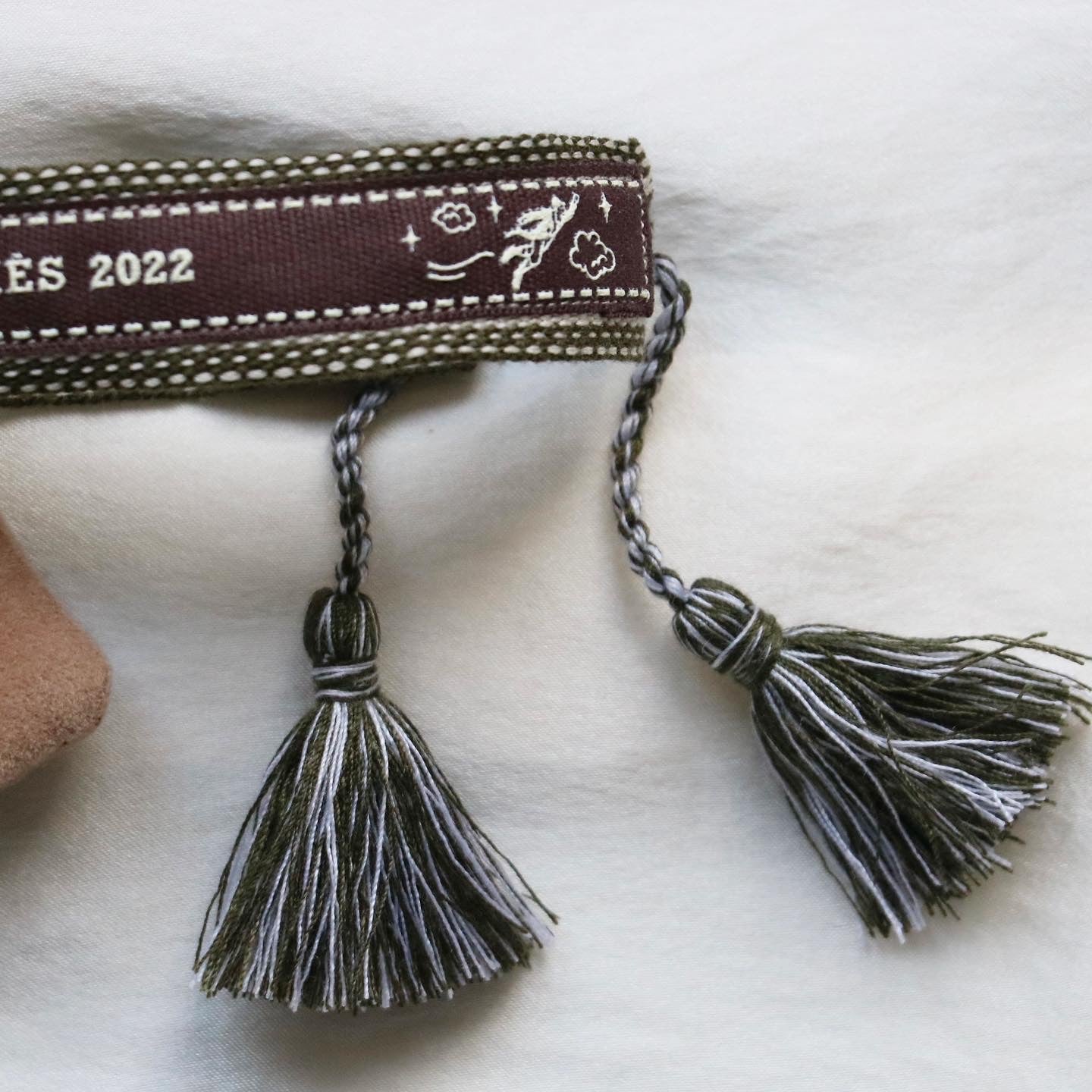 BRACELET TISSÉ UPCYCLÉ HERMÈS | 2022