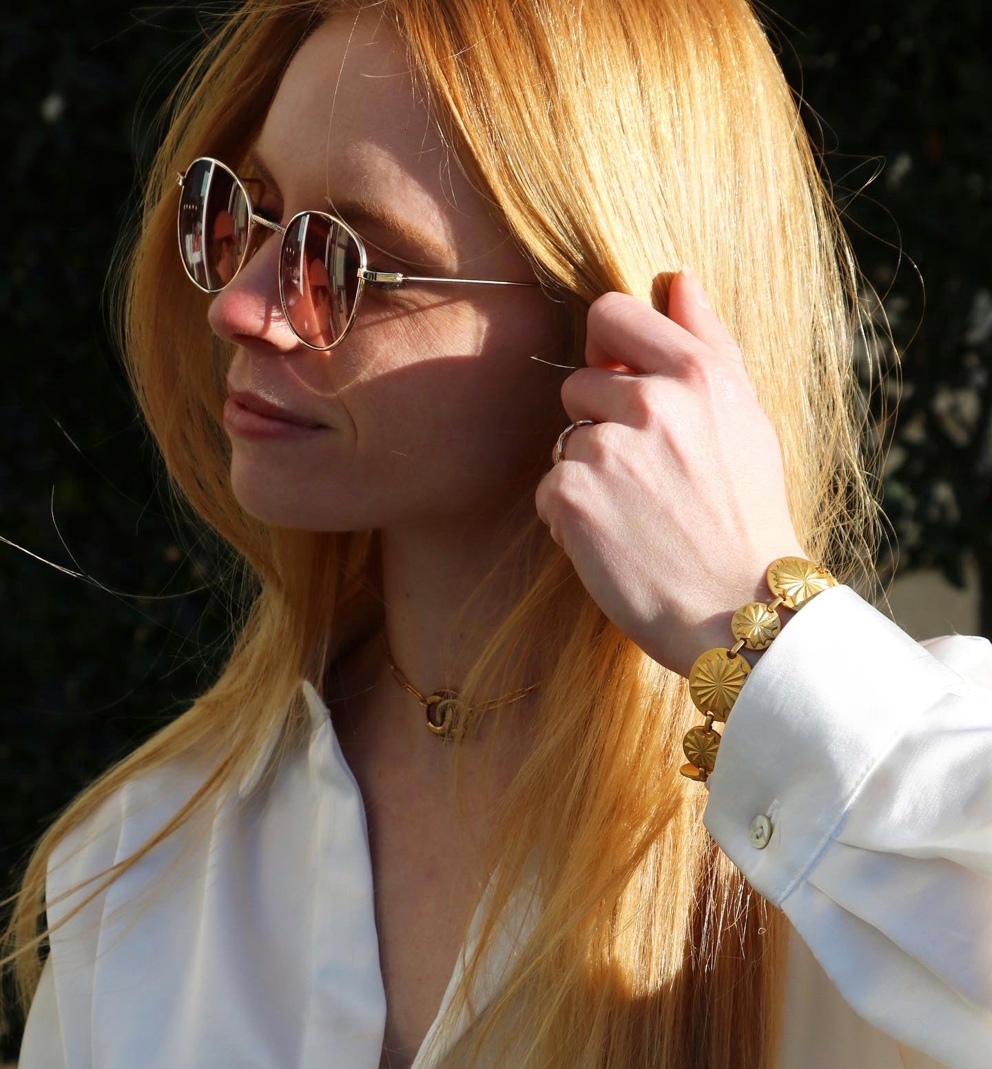 BRACELET VINTAGE DORÉ MAT