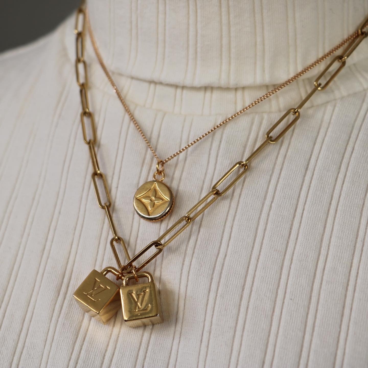 COLLIER UPCYCLÉ LOUIS VUITTON N°2