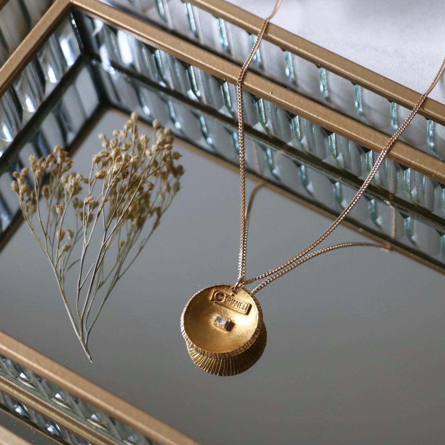 COLLIER UPCYCLÉ CHANEL "SOLEIL"