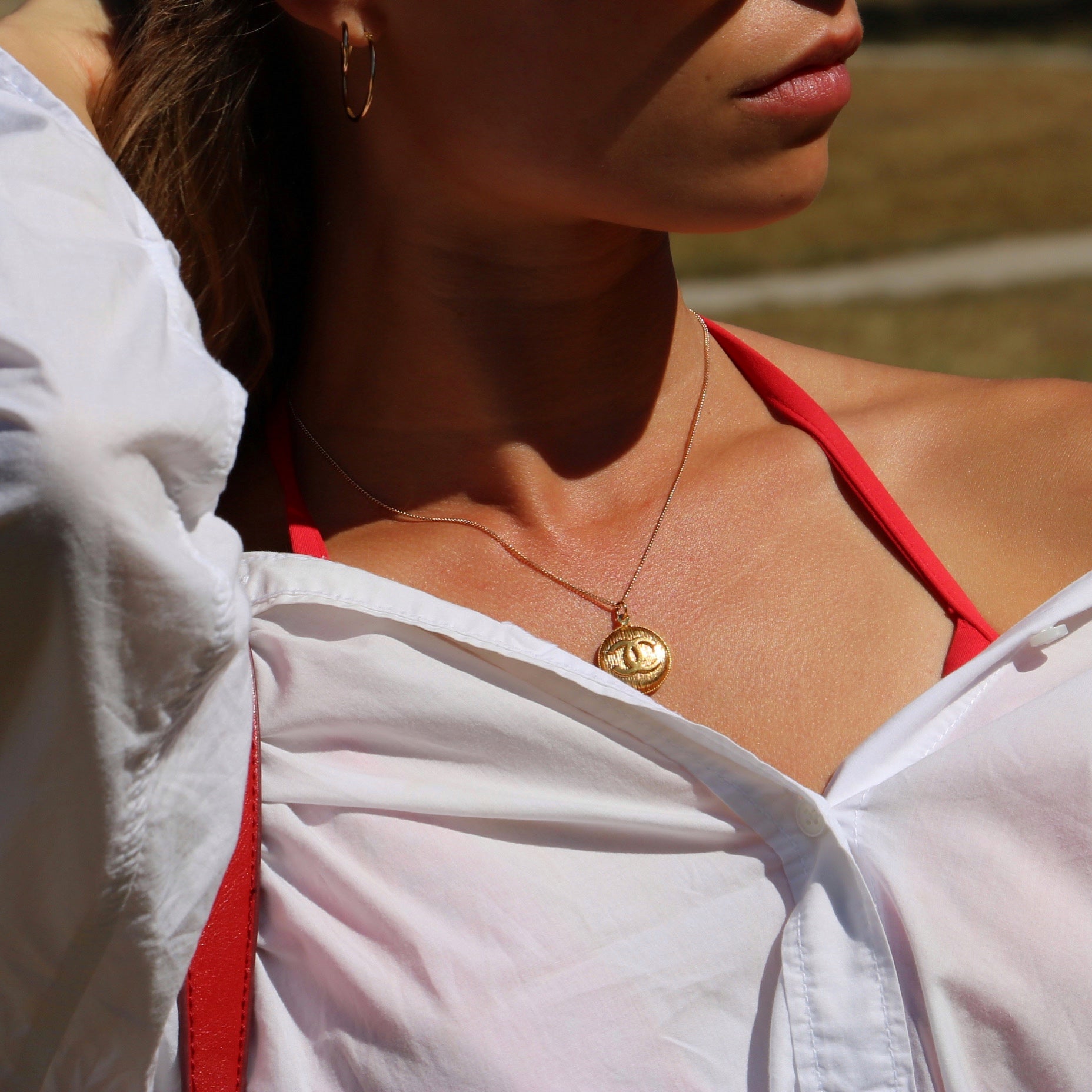 COLLIER UPCYCLÉ CHANEL | DORÉ RARE