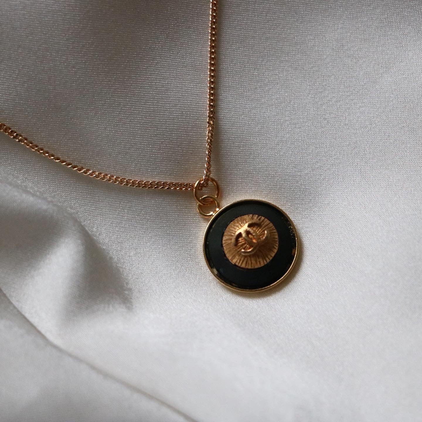 COLLIER UPCYCLÉ | BOUTON "IMPARFAIT"