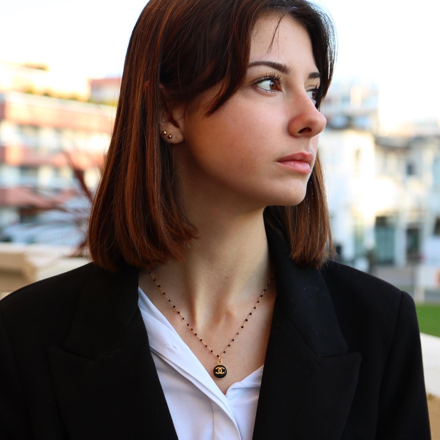 COLLIER UPCYCLÉ CHANEL | PETIT NOIR