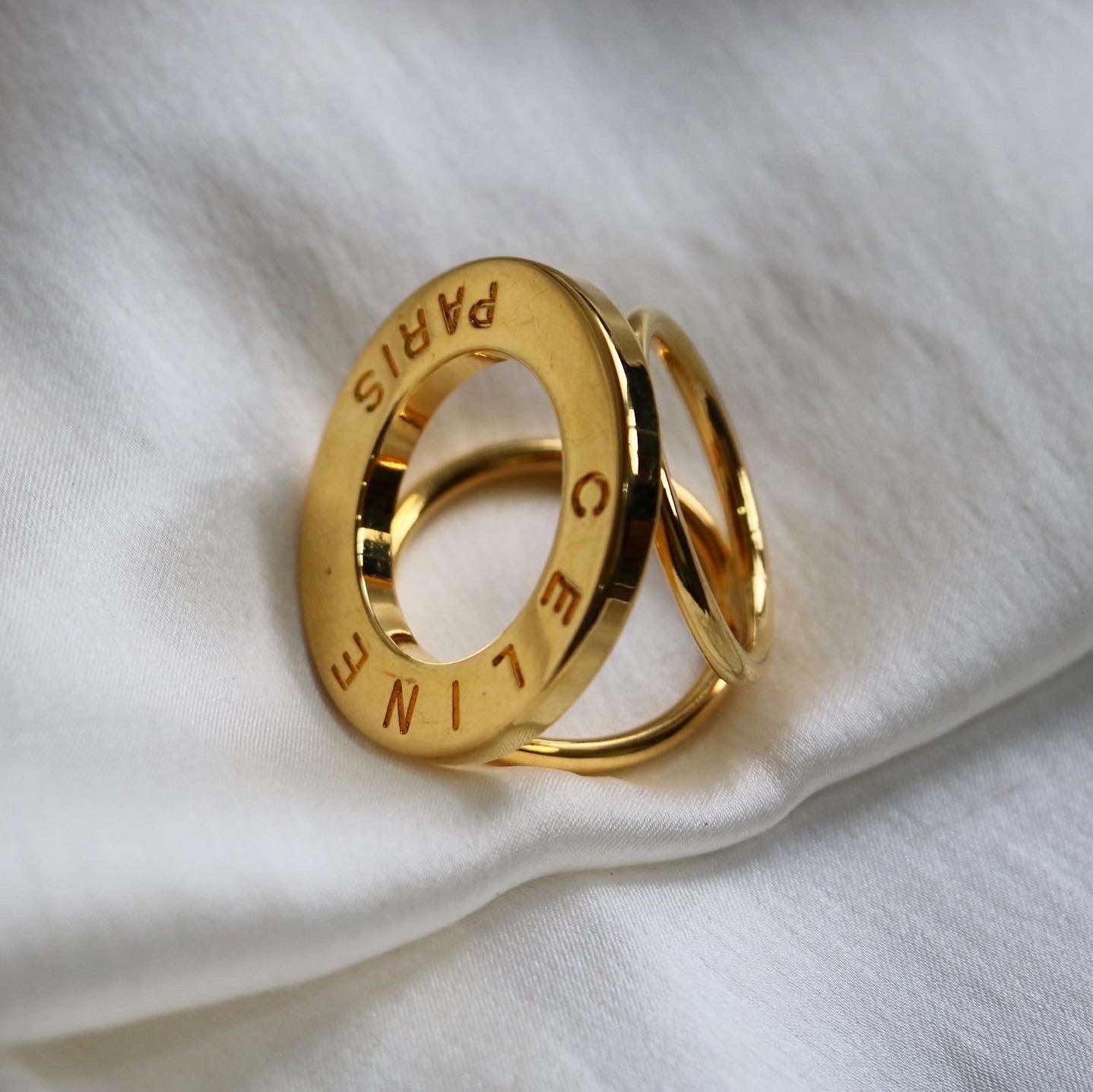 ANNEAU DE FOULARD CELINE VINTAGE