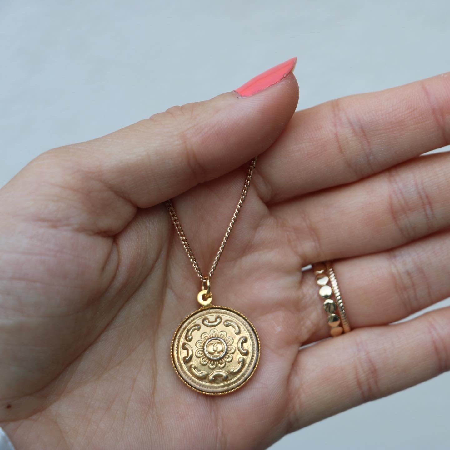 COLLIER UPCYCLÉ | BOUTON RARE