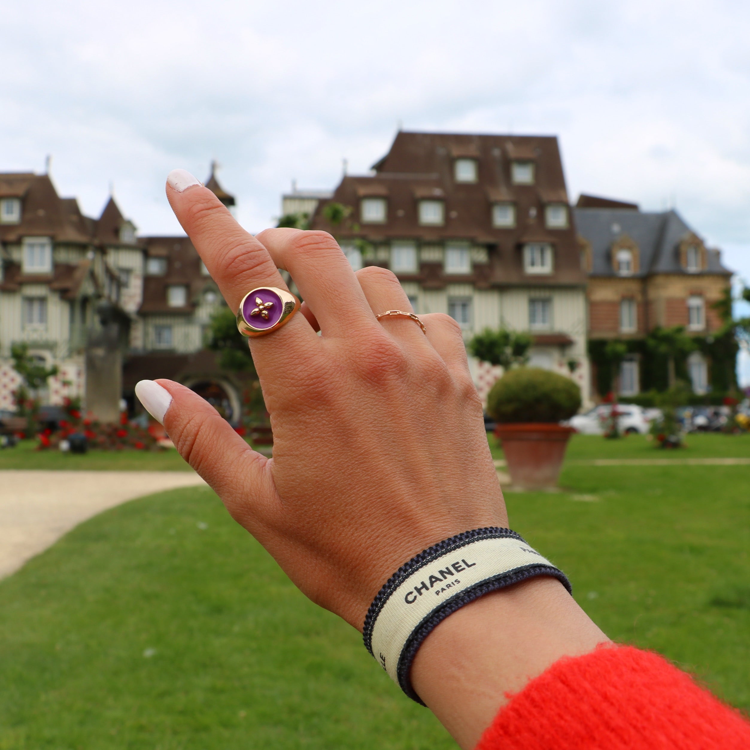 BRACELET TISSÉ UPCYCLÉ CHANEL | PARIS DEAUVILLE