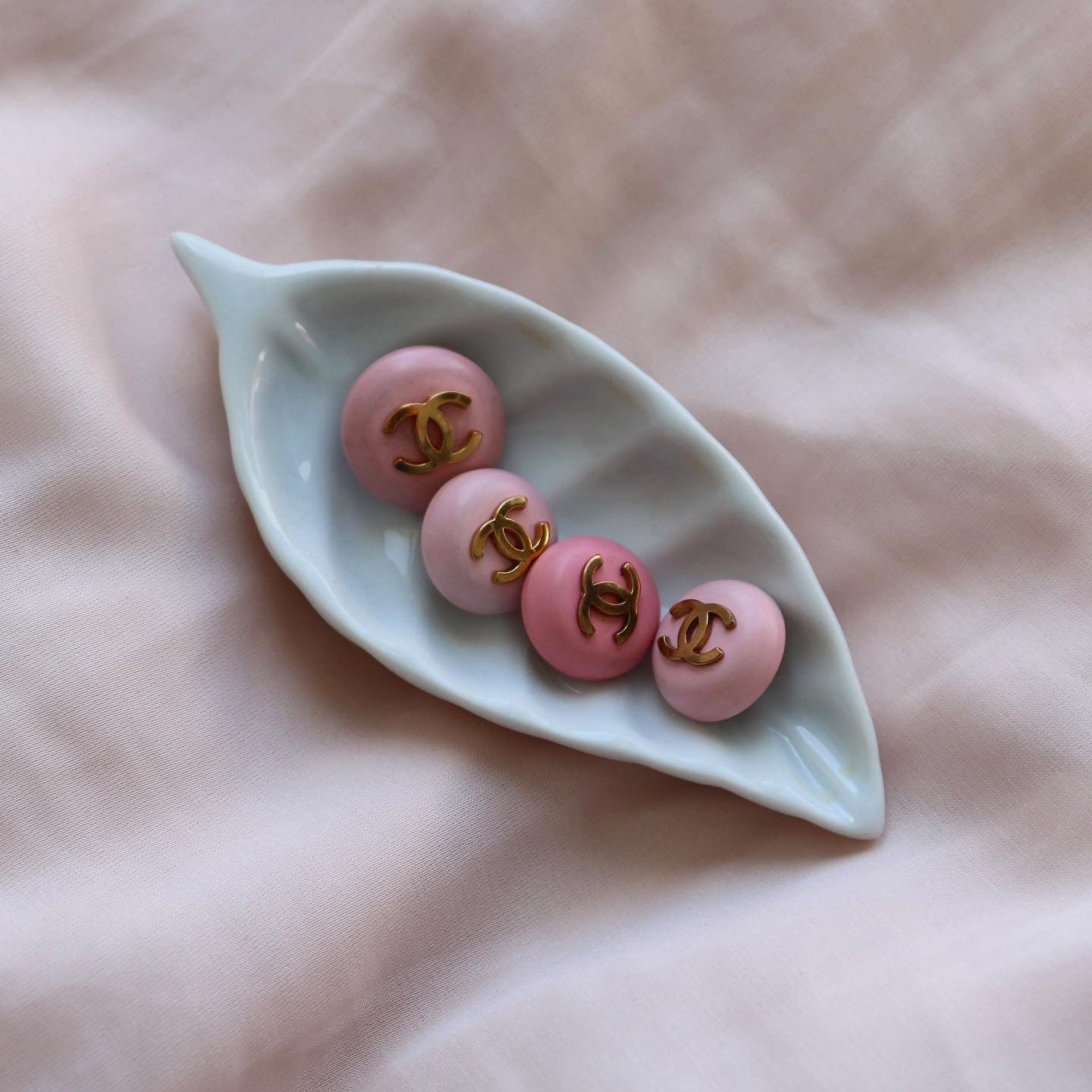 COLLIER UPCYCLÉ CHANEL | ROSE FLASHY