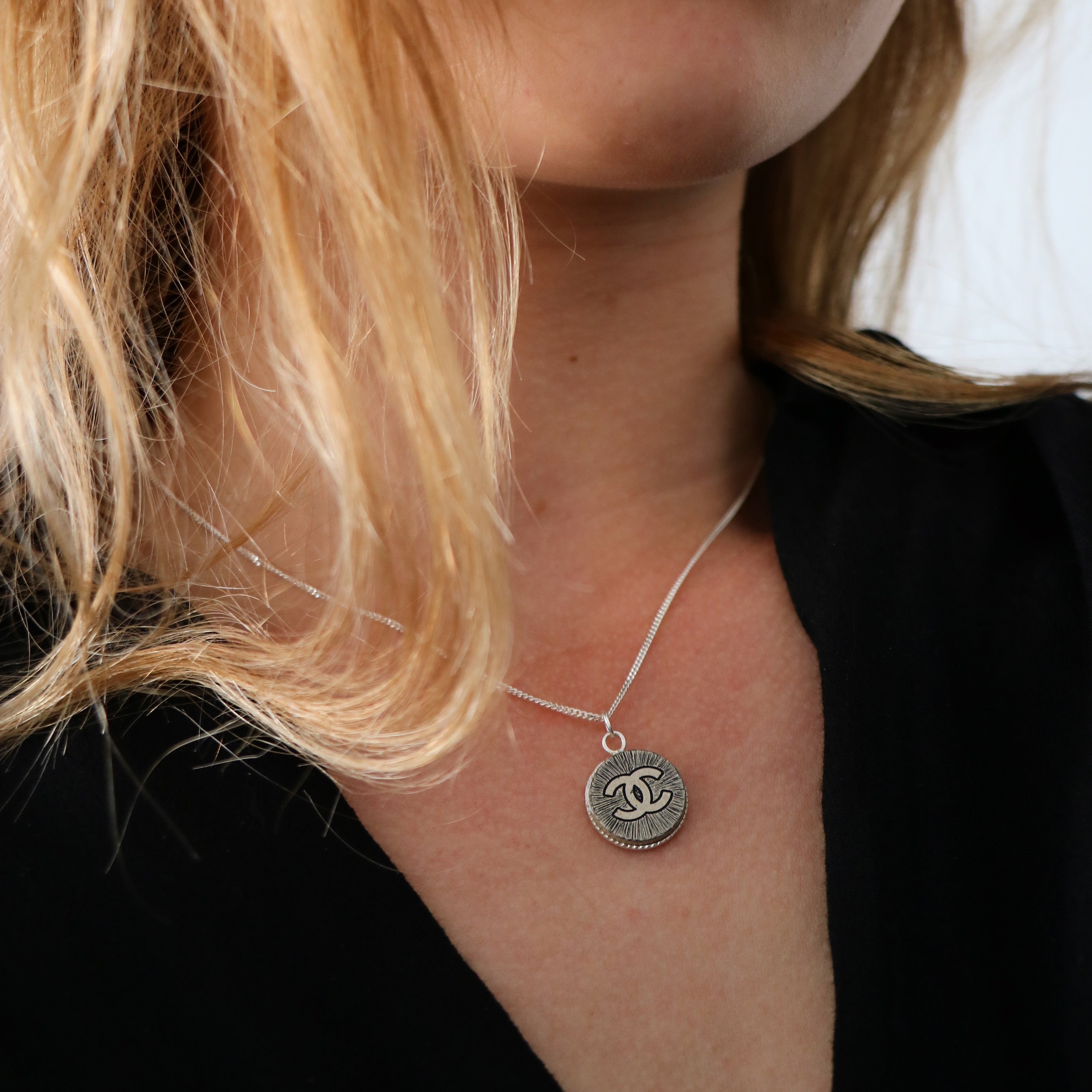 COLLIER UPCYCLÉ CHANEL | ARGENT 925