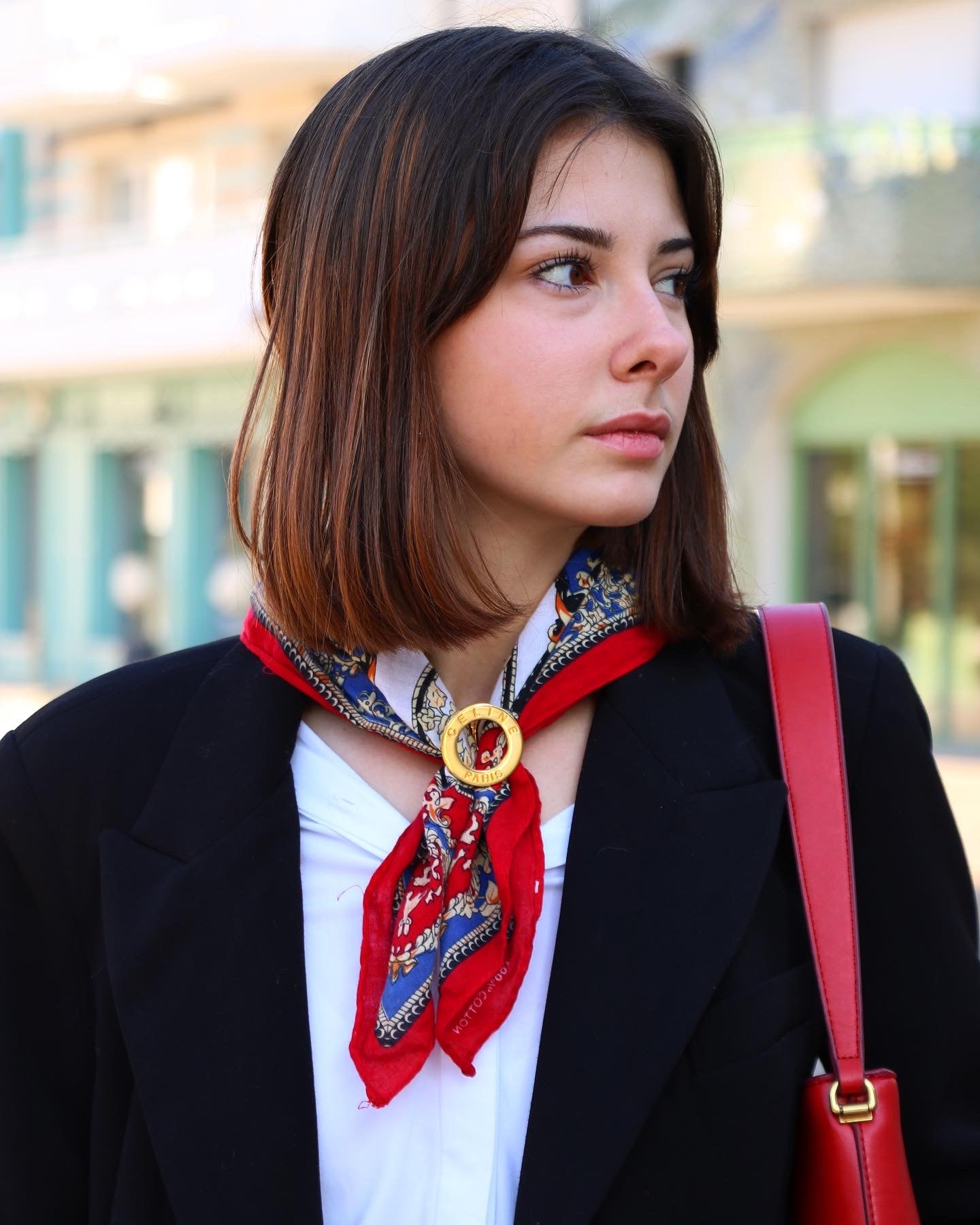 ANNEAU DE FOULARD CELINE VINTAGE