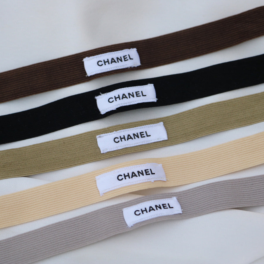 BRACELET ÉLASTIQUE UPCYCLÉ | RUBAN CHANEL