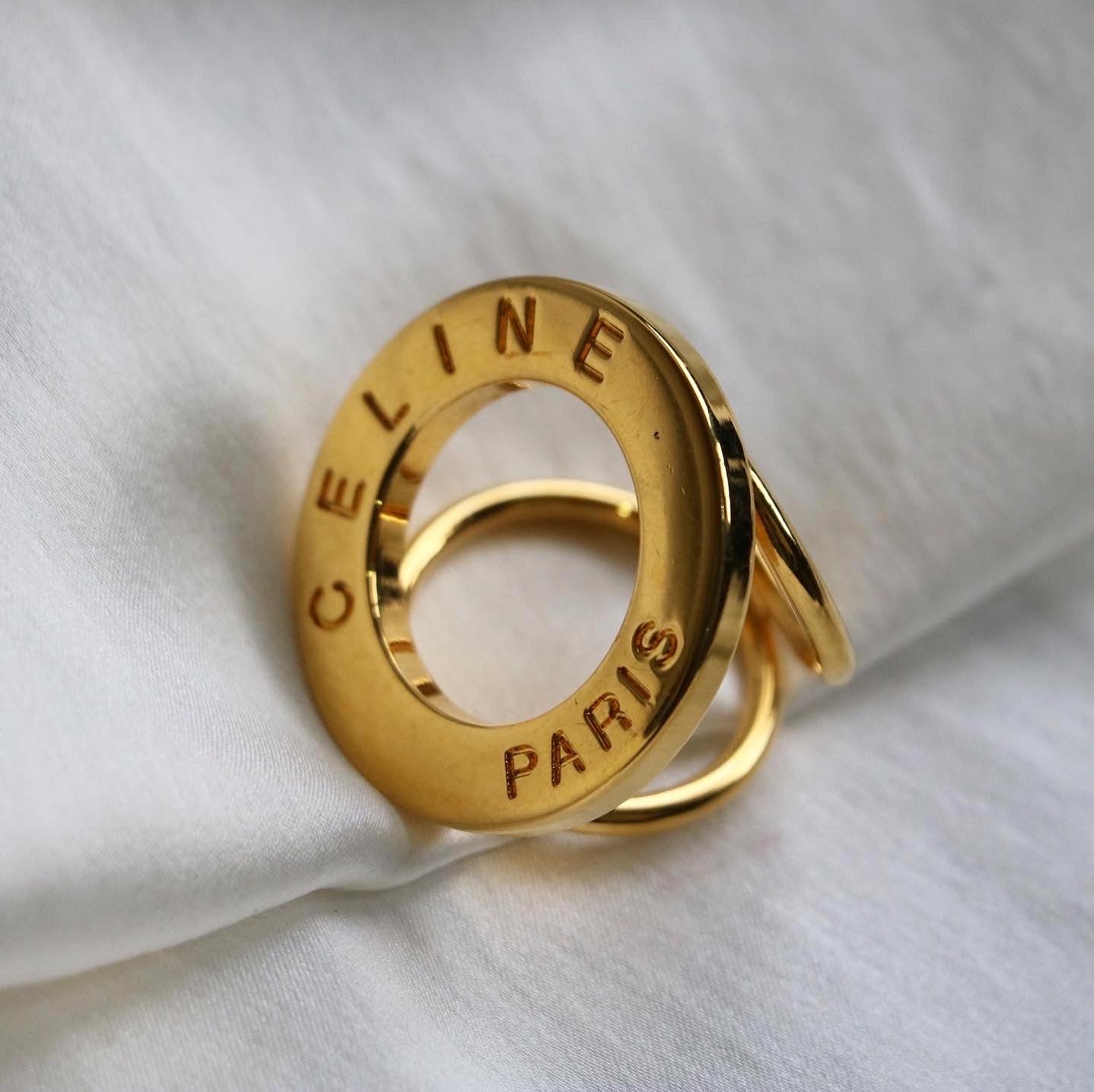 ANNEAU DE FOULARD CELINE VINTAGE