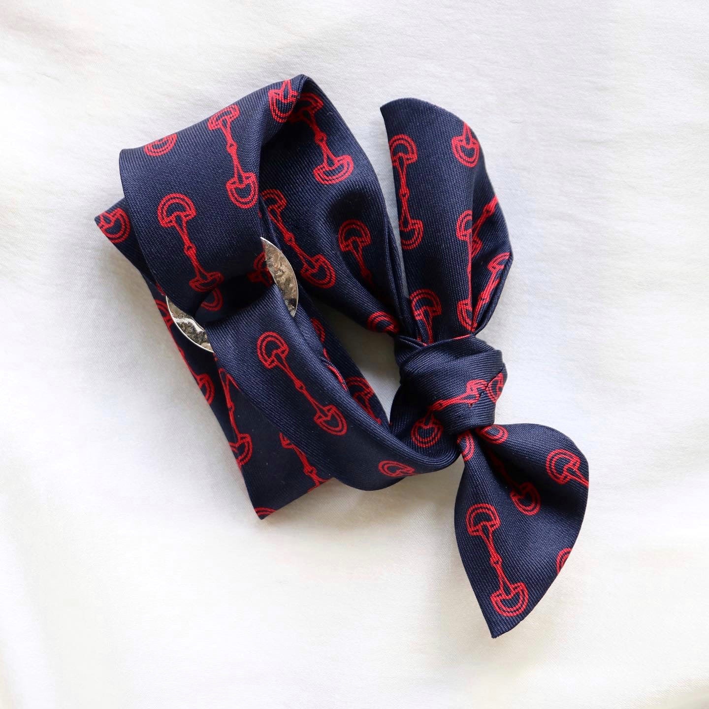 BRACELET FOULARD UPCYCLÉ CÉLINE | 100% SOIE