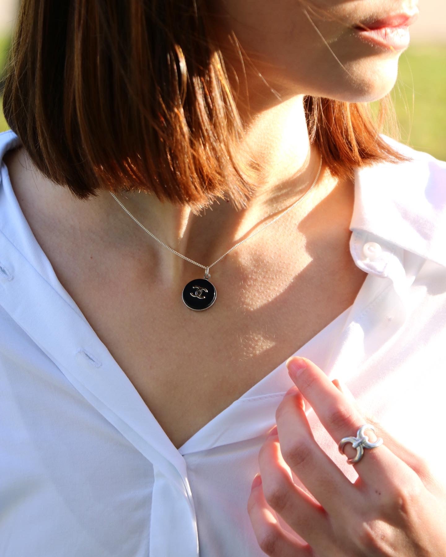 COLLIER UPCYCLÉ CHANEL | ARGENT 925
