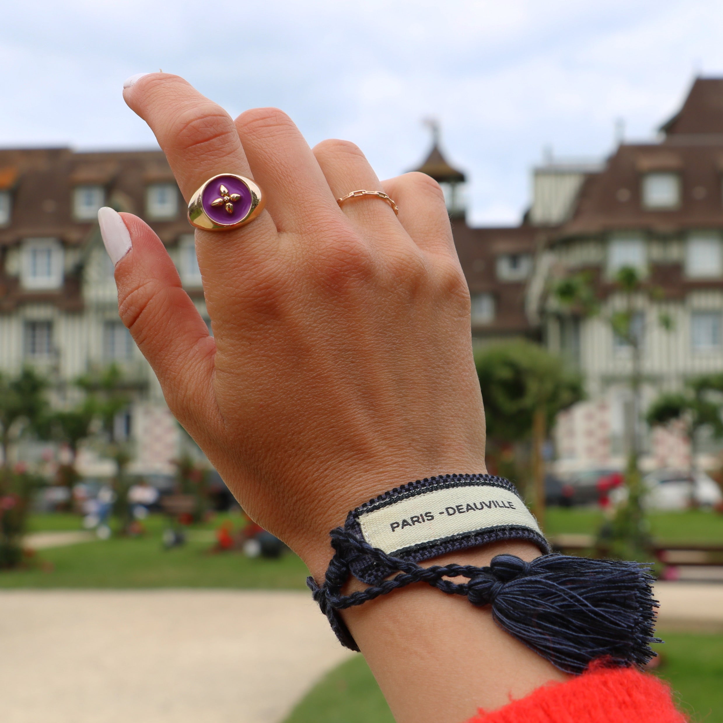 BRACELET TISSÉ UPCYCLÉ CHANEL | PARIS DEAUVILLE