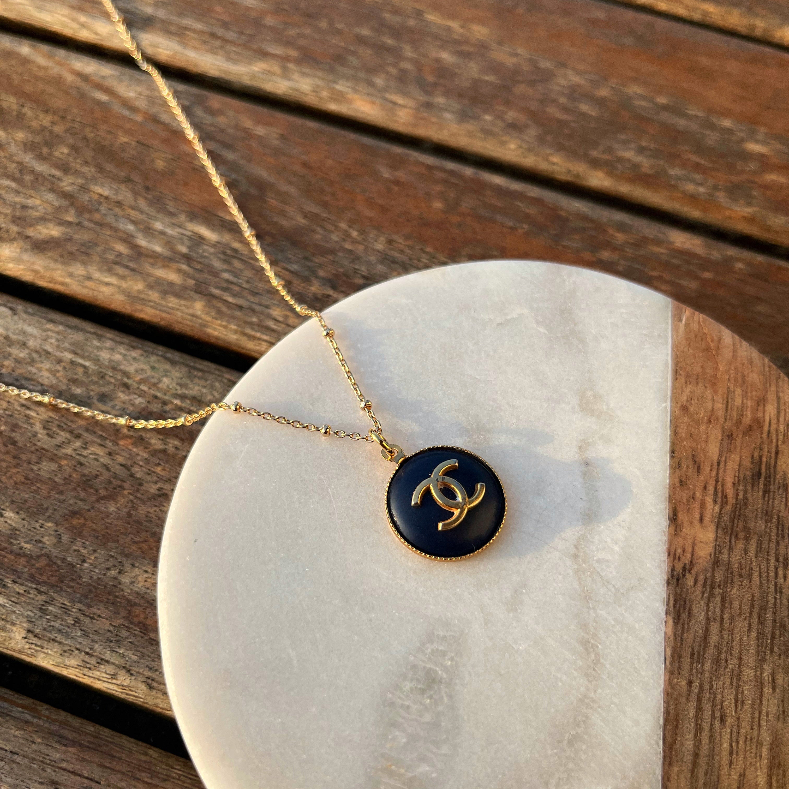COLLIER UPCYCLÉ | BLEU MARINE