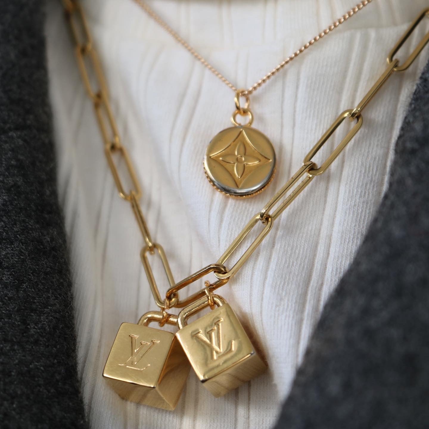 COLLIER UPCYCLÉ LOUIS VUITTON N°2