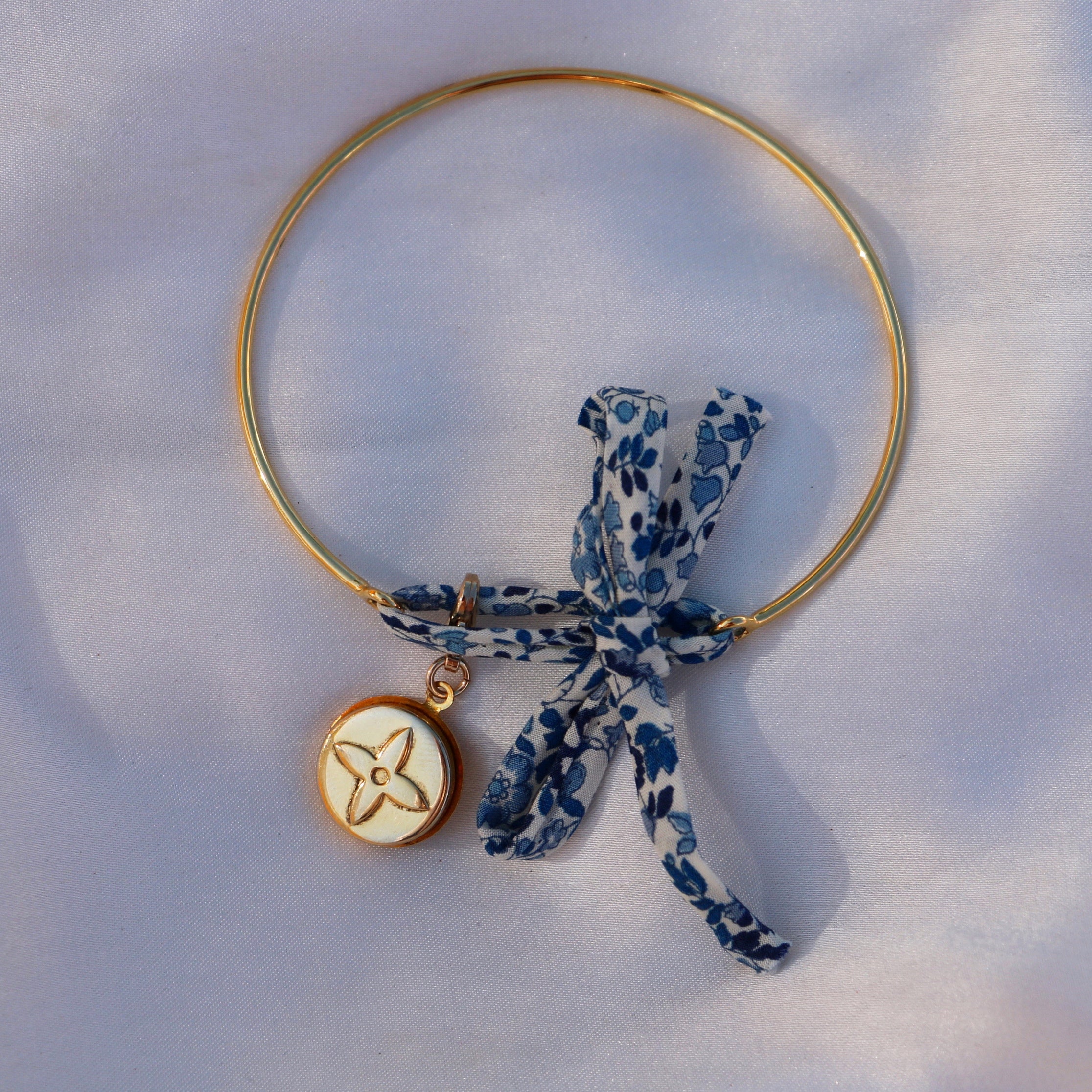 BRACELET JONC UPCYCLÉ LOUIS VUITTON