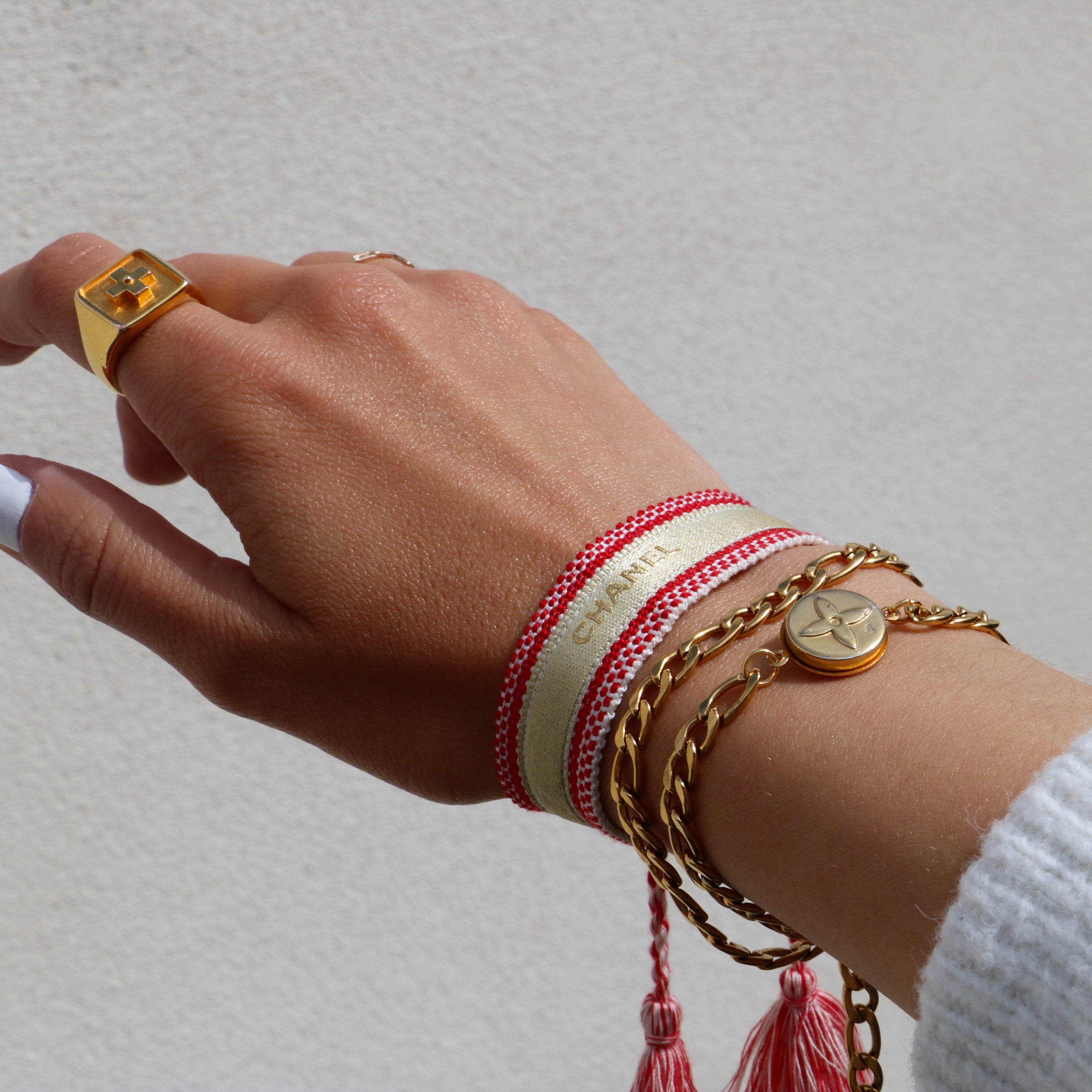 BRACELET / COLLIER UPCYCLÉ LOUIS VUITTON N°2 | IMPARFAIT
