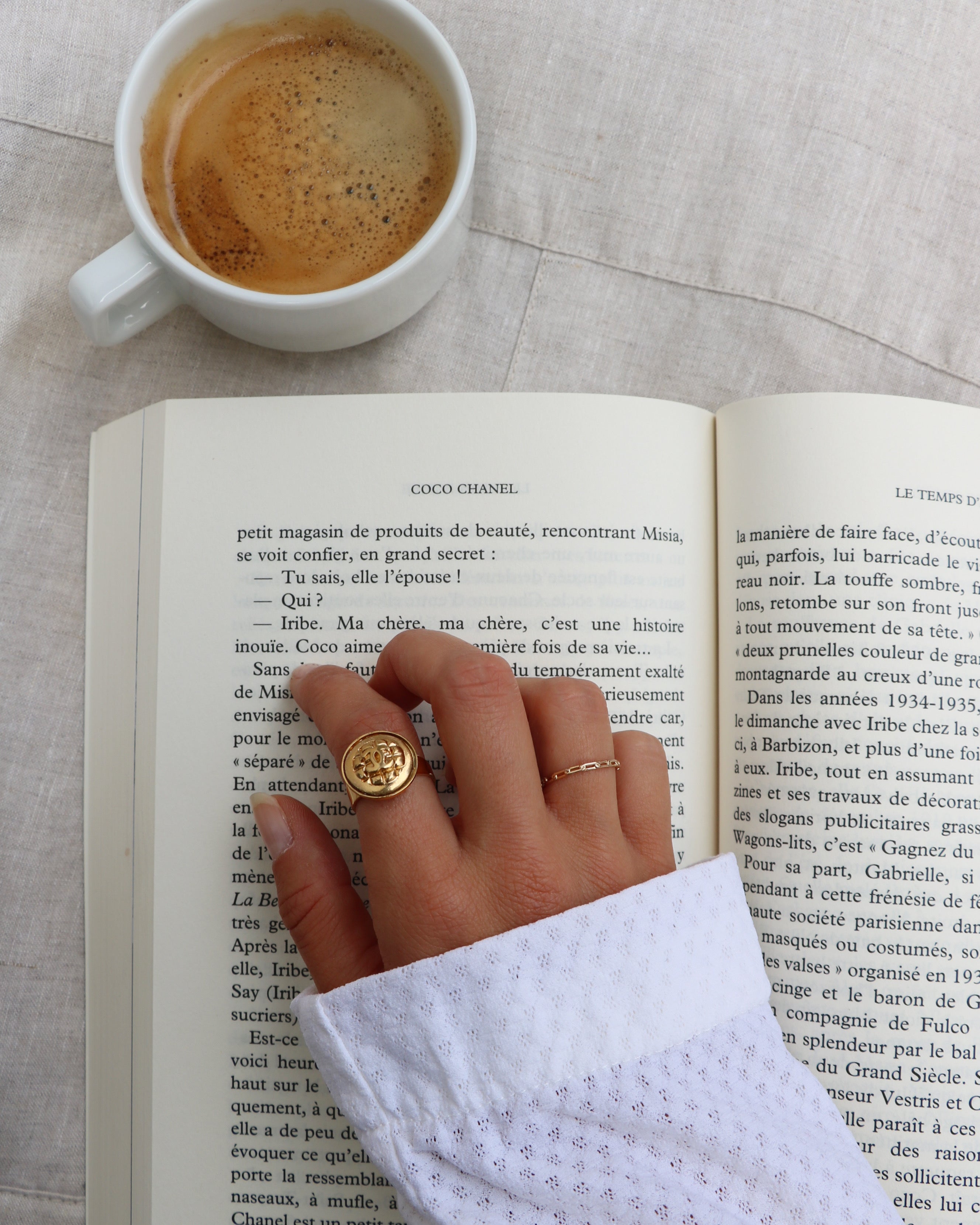 BAGUE UPCYCLÉE CHANEL